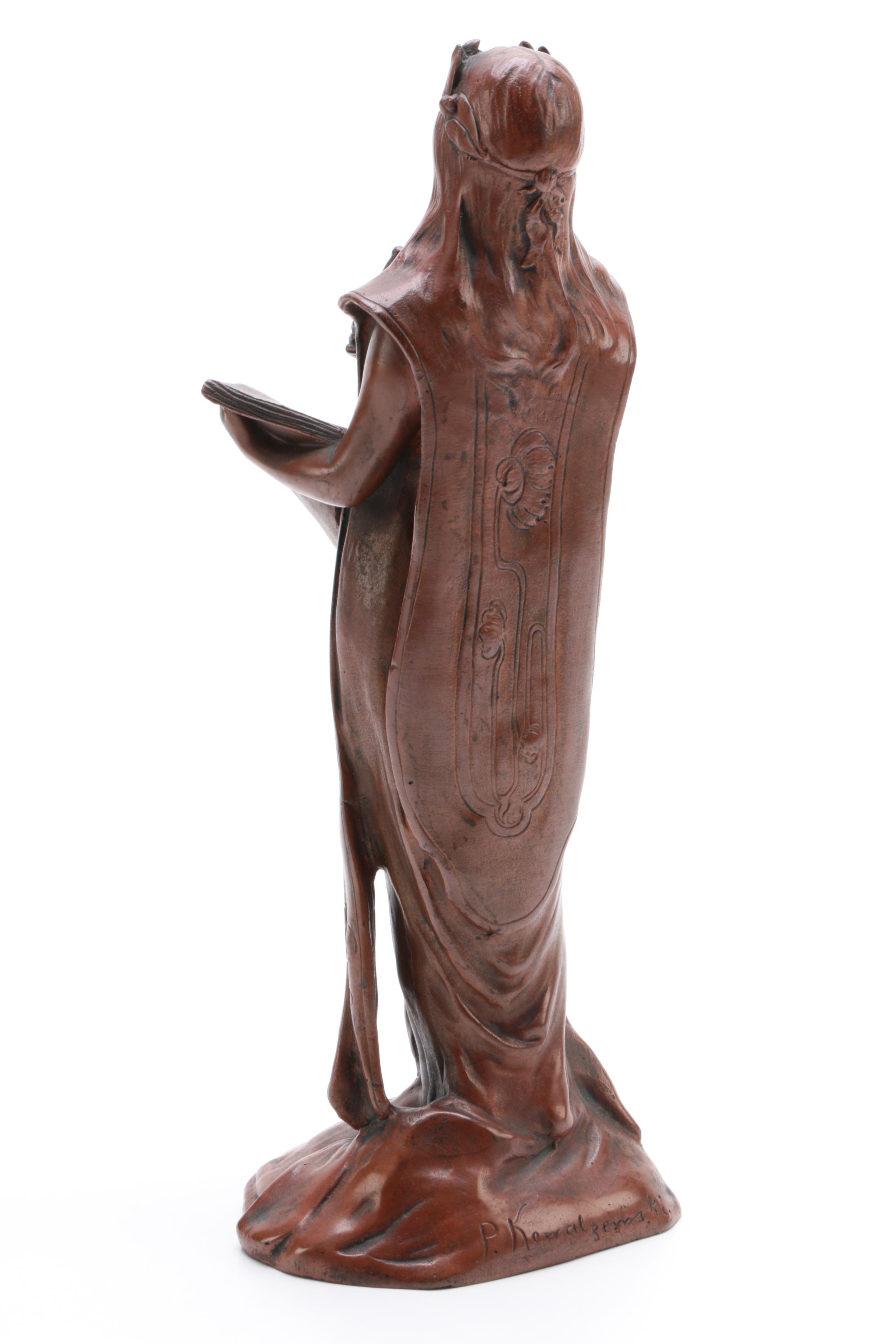 Brass Sculpture After Karl P. Kowalczewski