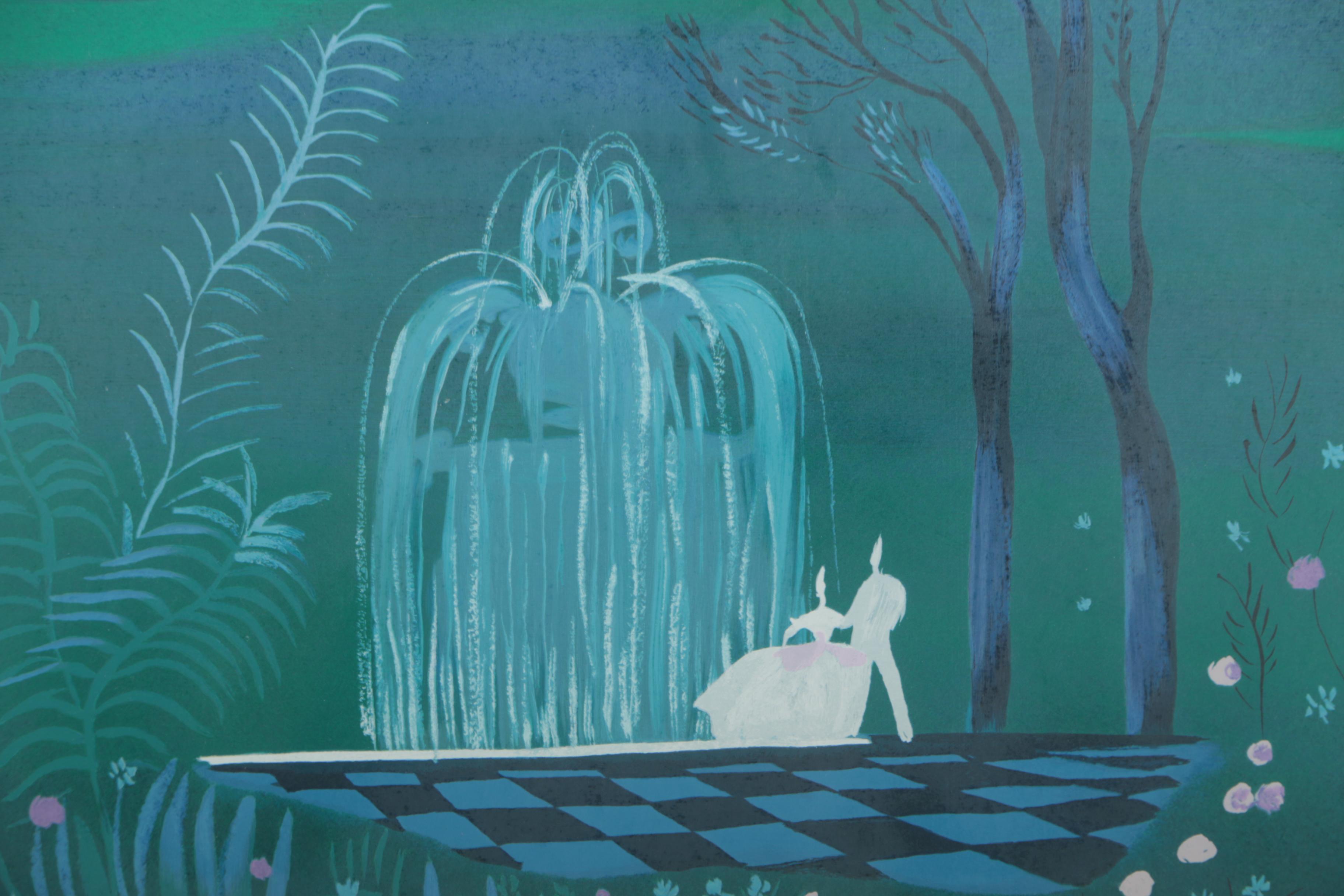 Serigraph Reproduction after Mary Blair Concept Art for "Cinderella"