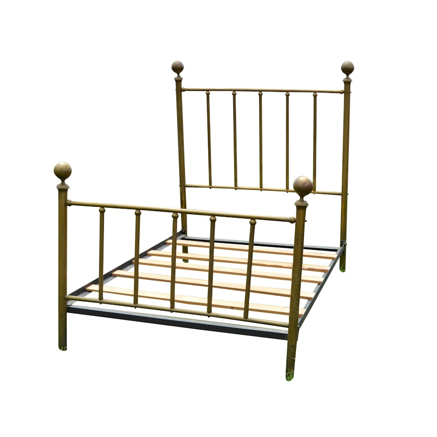 Vintage Brass Full Size Bed Frame