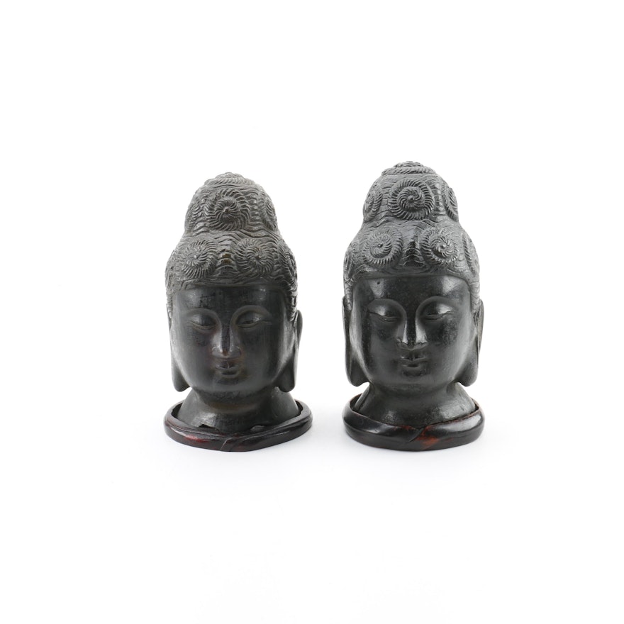 Chinese Buddhist Bust Figurines