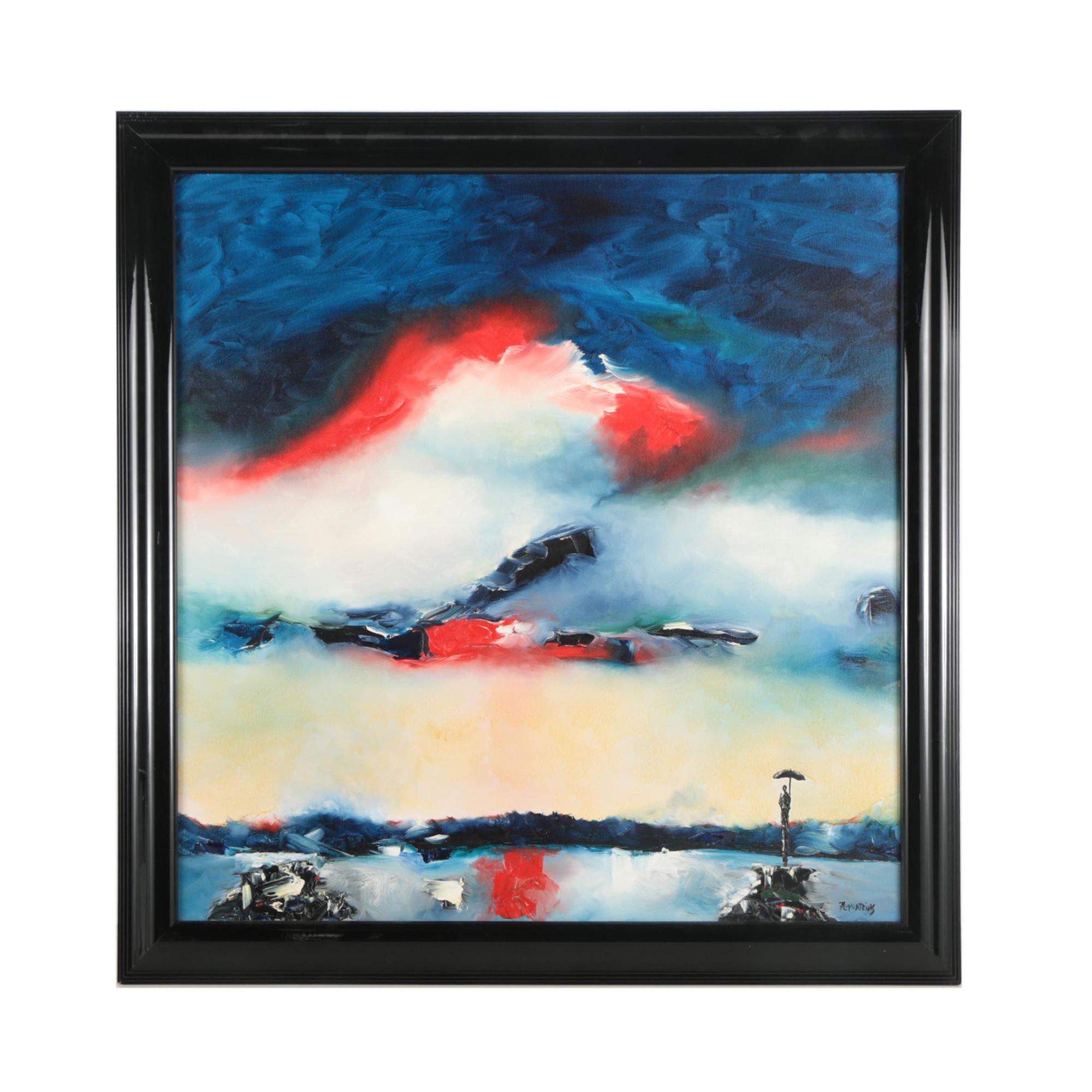 Floyd Atkins Acrylic Painting "Master of the Game"