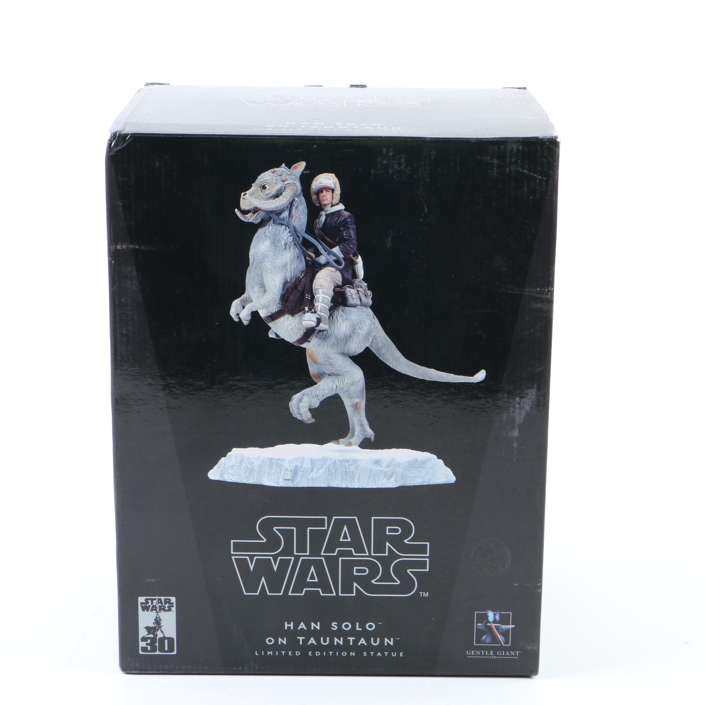 Star Wars Limited Edition Han Solo On Tauntaun Figurine by Gentle Giant Studios