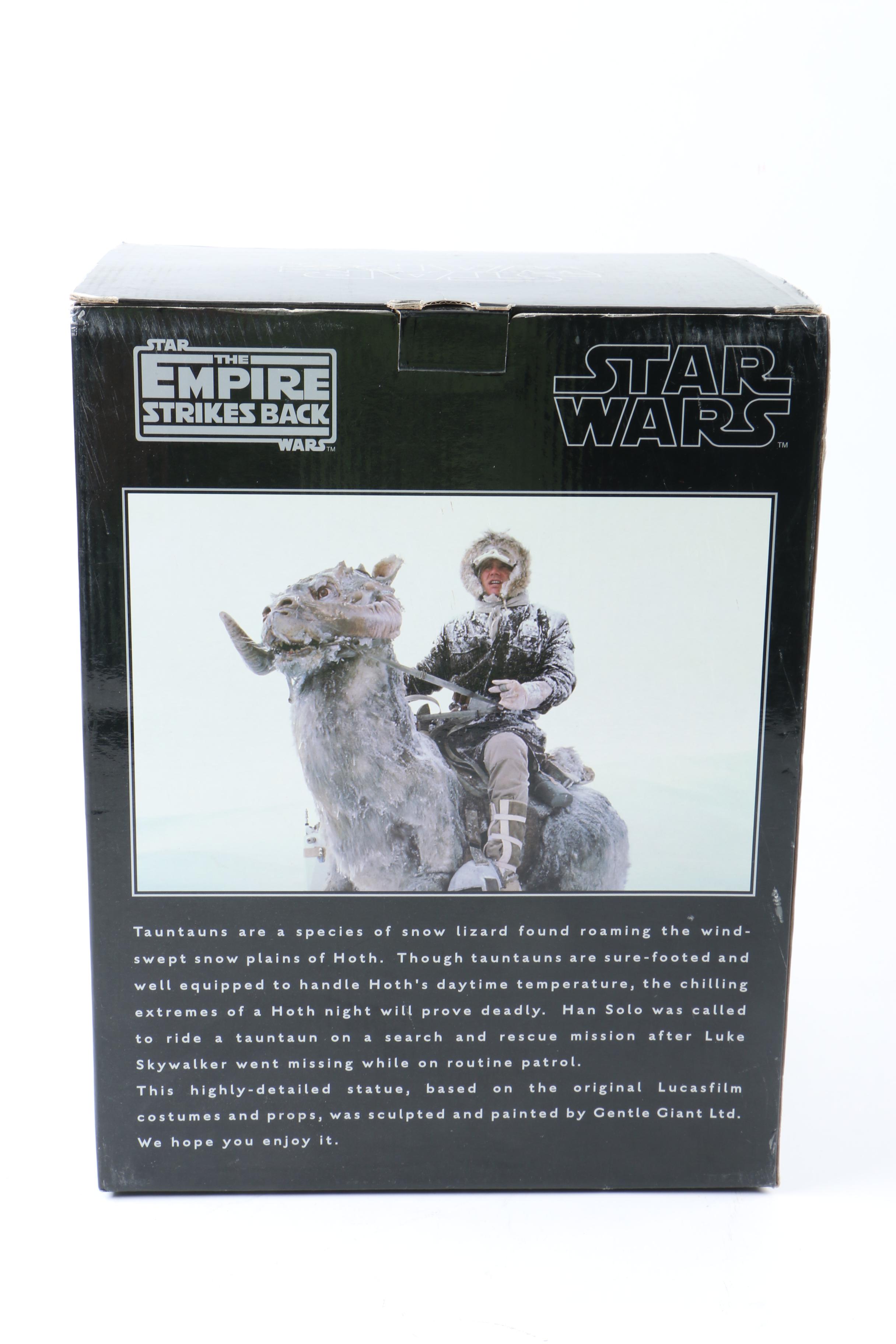 Star Wars Limited Edition Han Solo On Tauntaun Figurine by Gentle Giant Studios