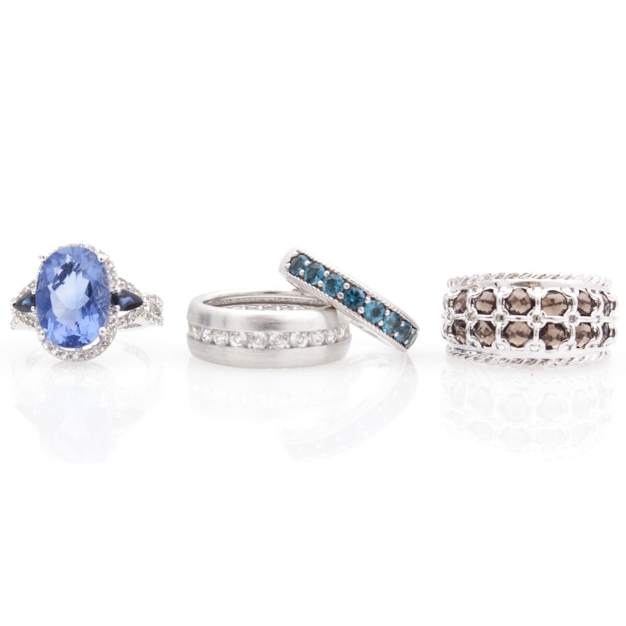 Sterling Silver and Gemstone Rings
