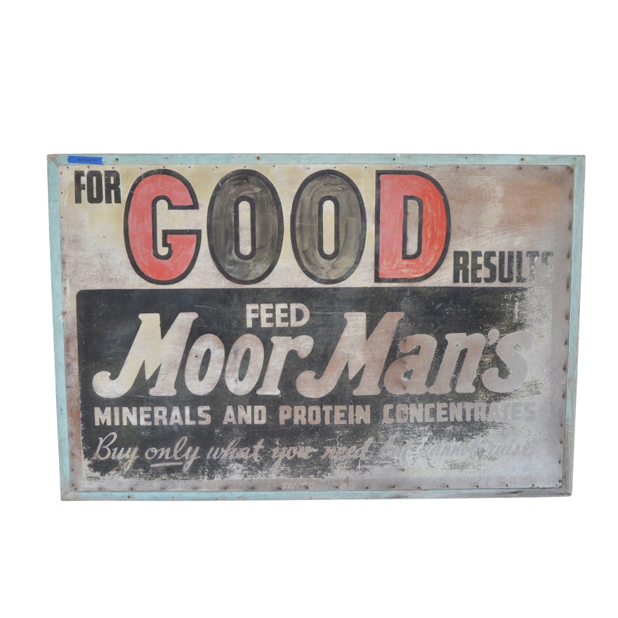 Moor Man's Feed Sign