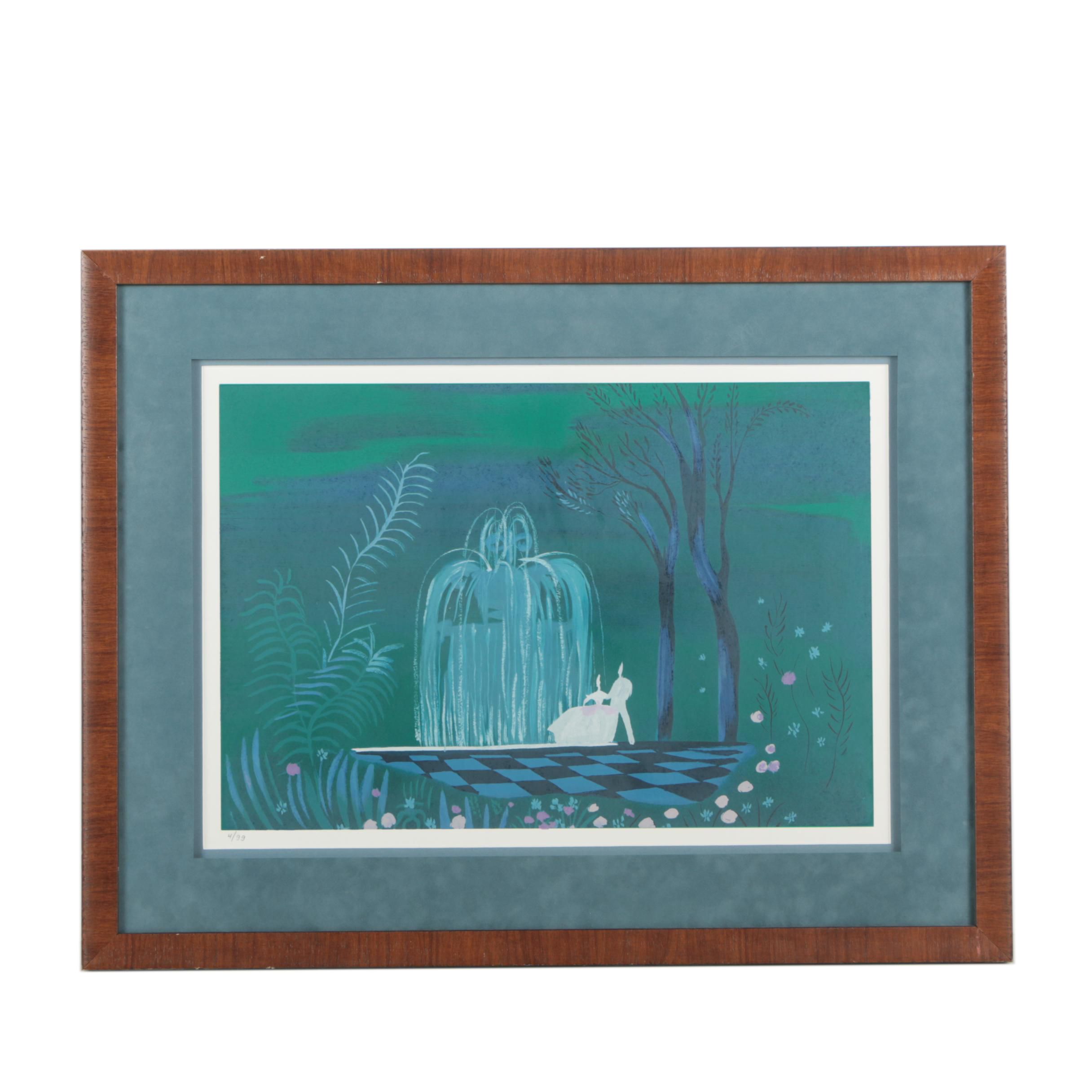 Serigraph Reproduction after Mary Blair Concept Art for "Cinderella"