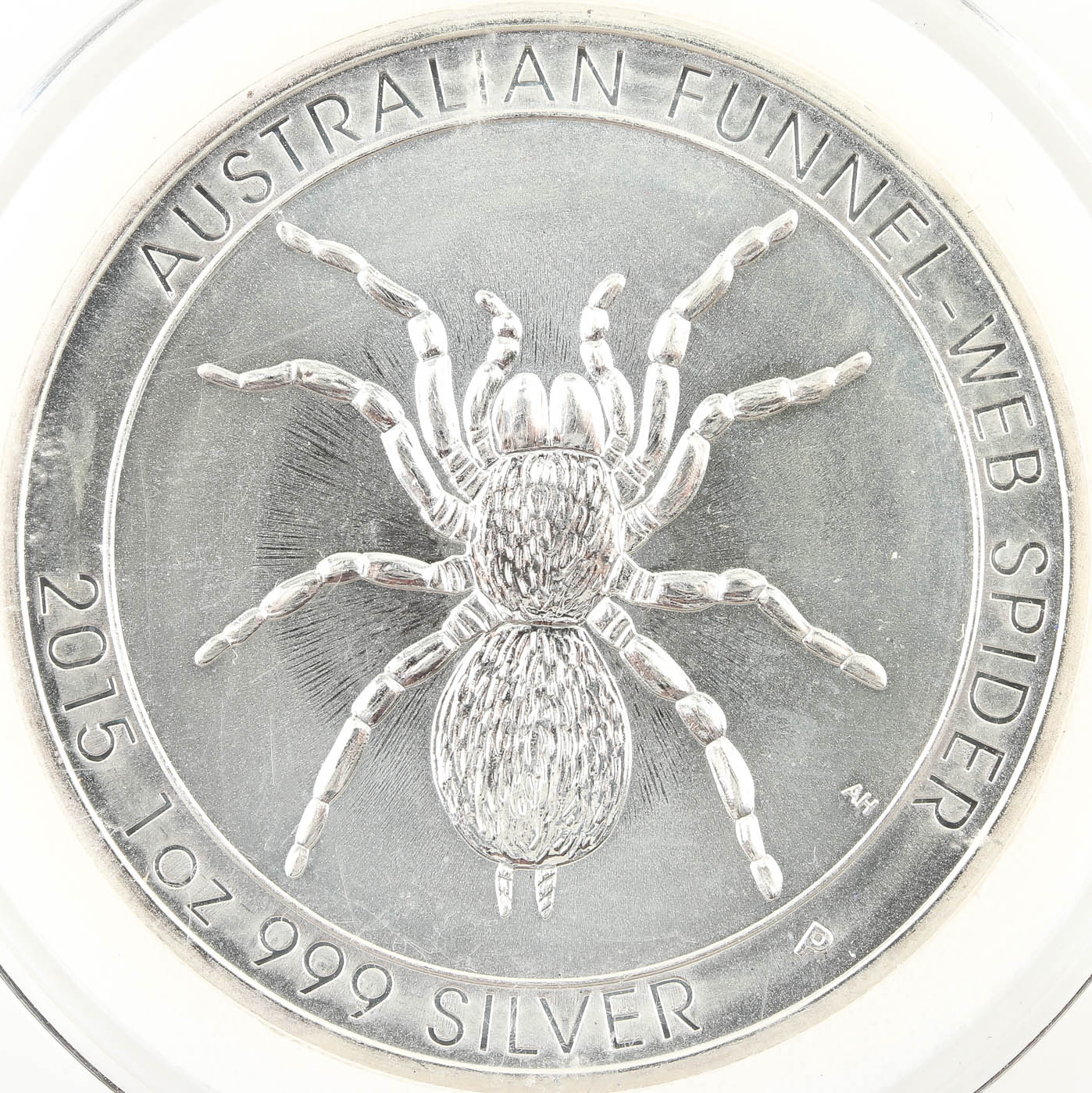 2015 Australia $1 Funnel Web Spider Silver Coin