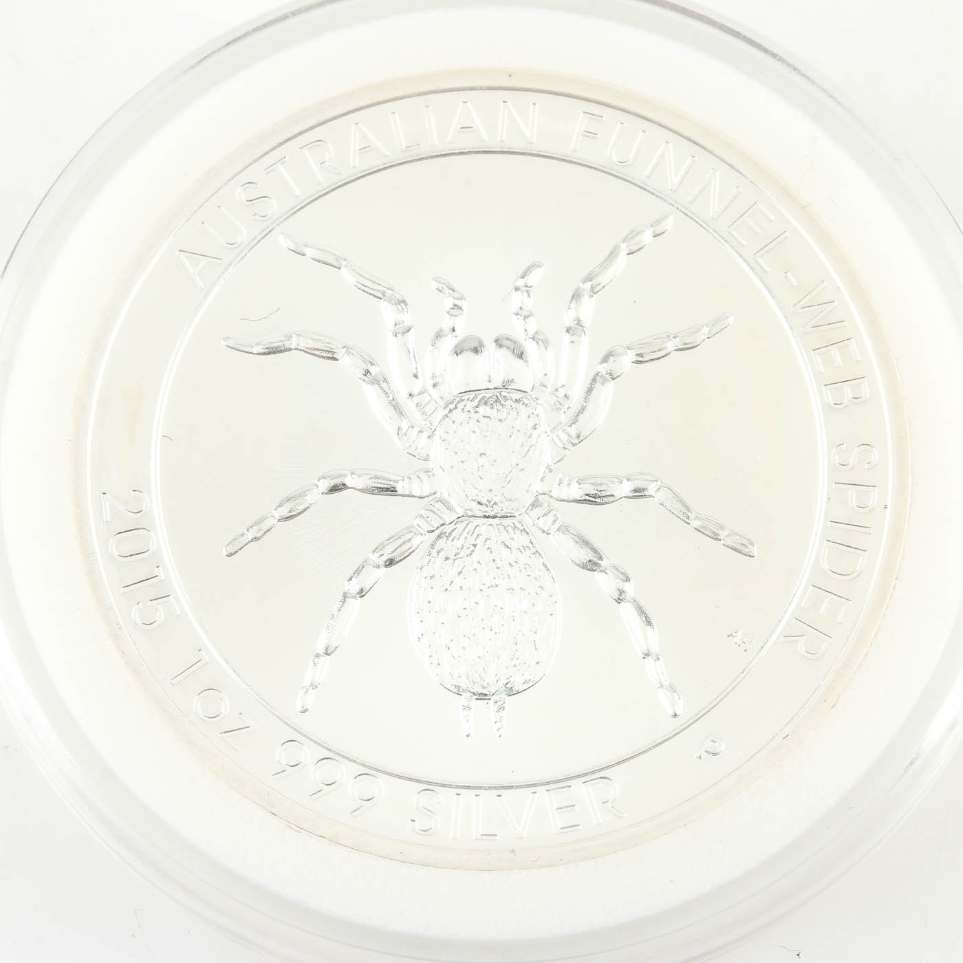 2015 Australia $1 Funnel Web Spider Silver Coin