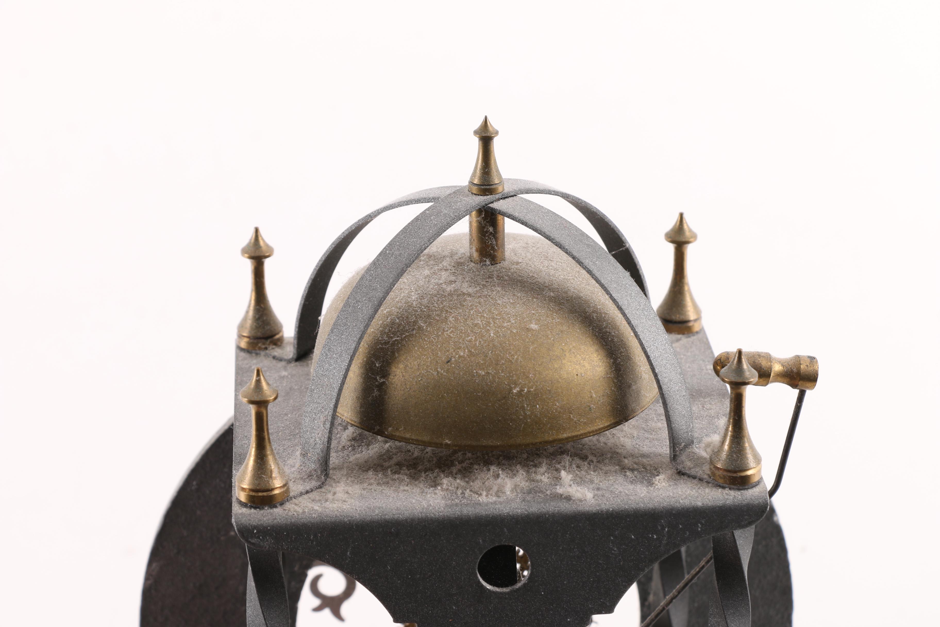 Vintage Tempus Fugit Skeleton Pendulum Wall Clock