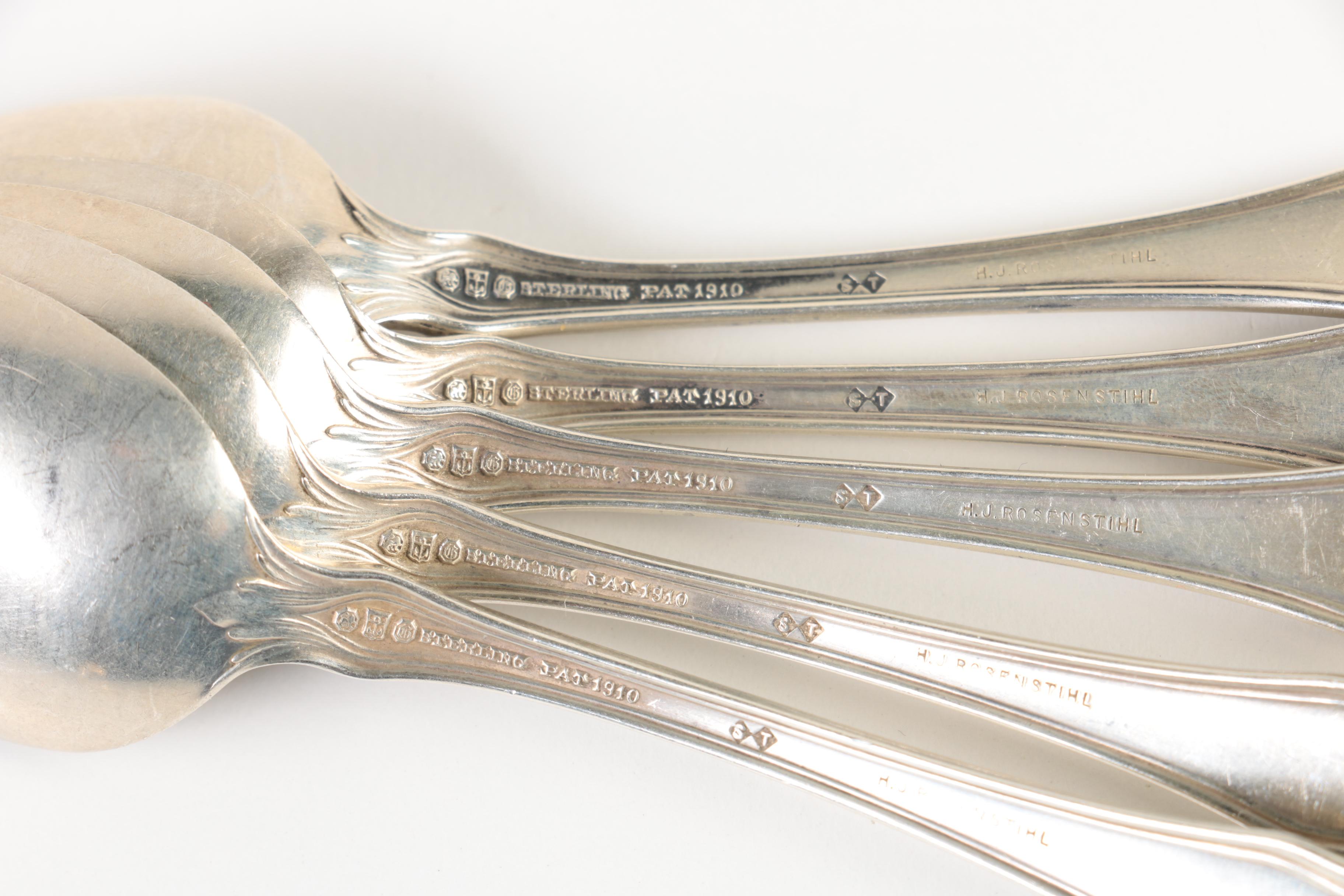 Gorham "Vine" and Other Sterling Silver Flatware