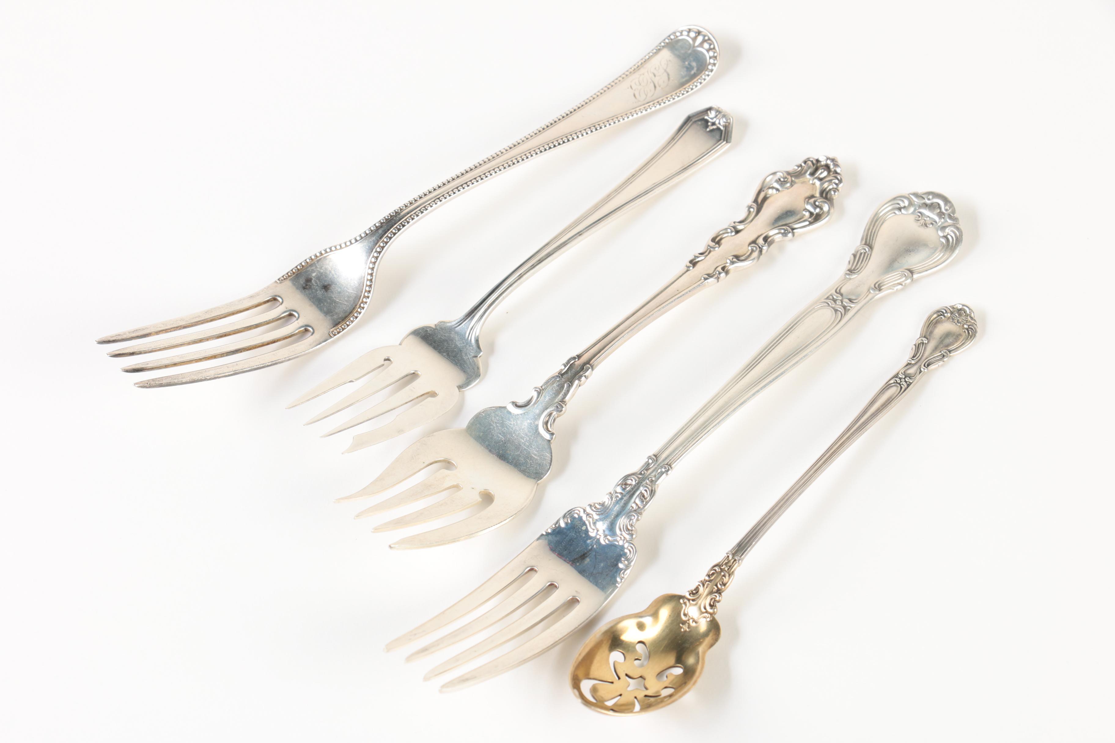 Gorham "Vine" and Other Sterling Silver Flatware