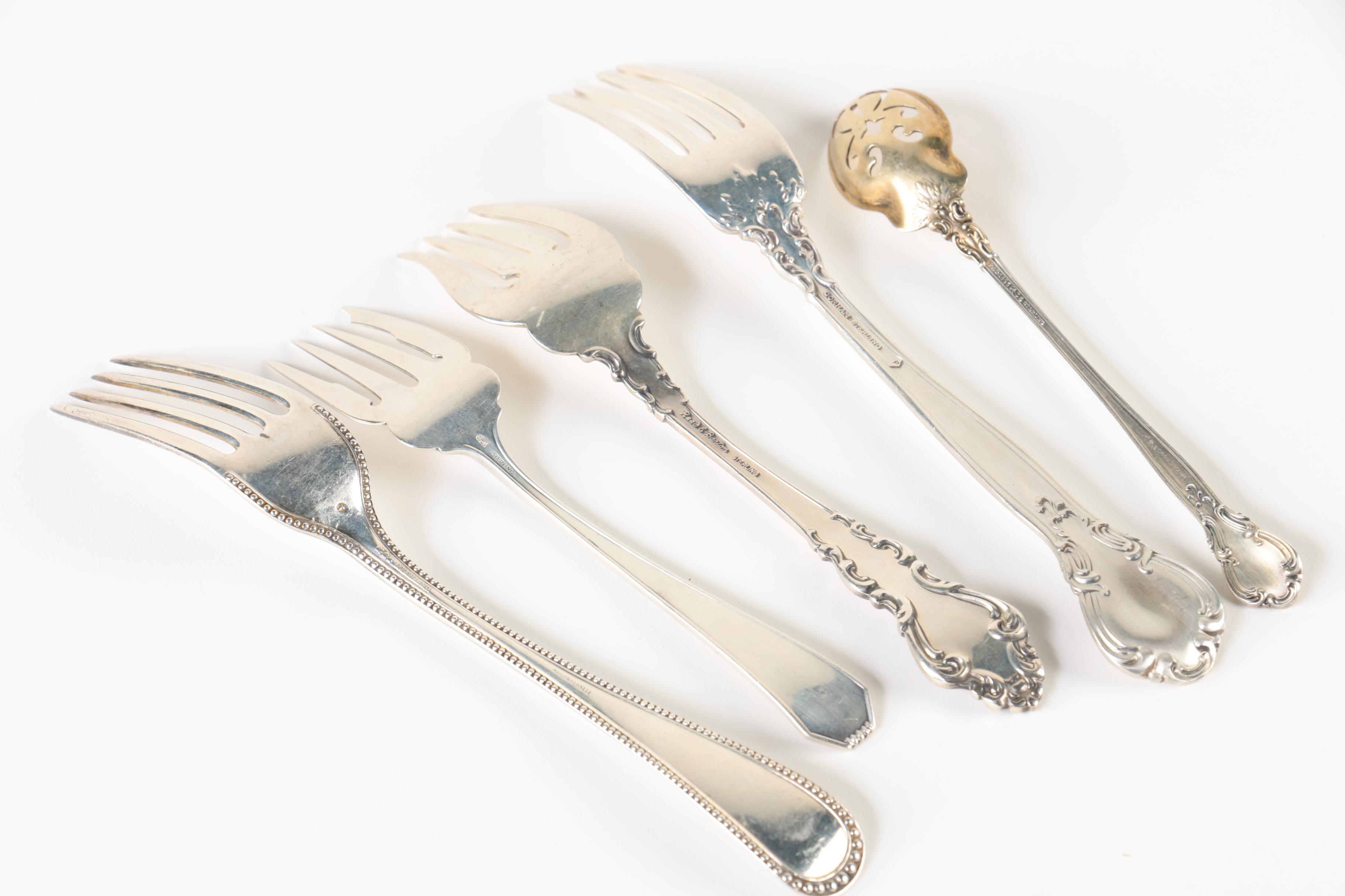 Gorham "Vine" and Other Sterling Silver Flatware