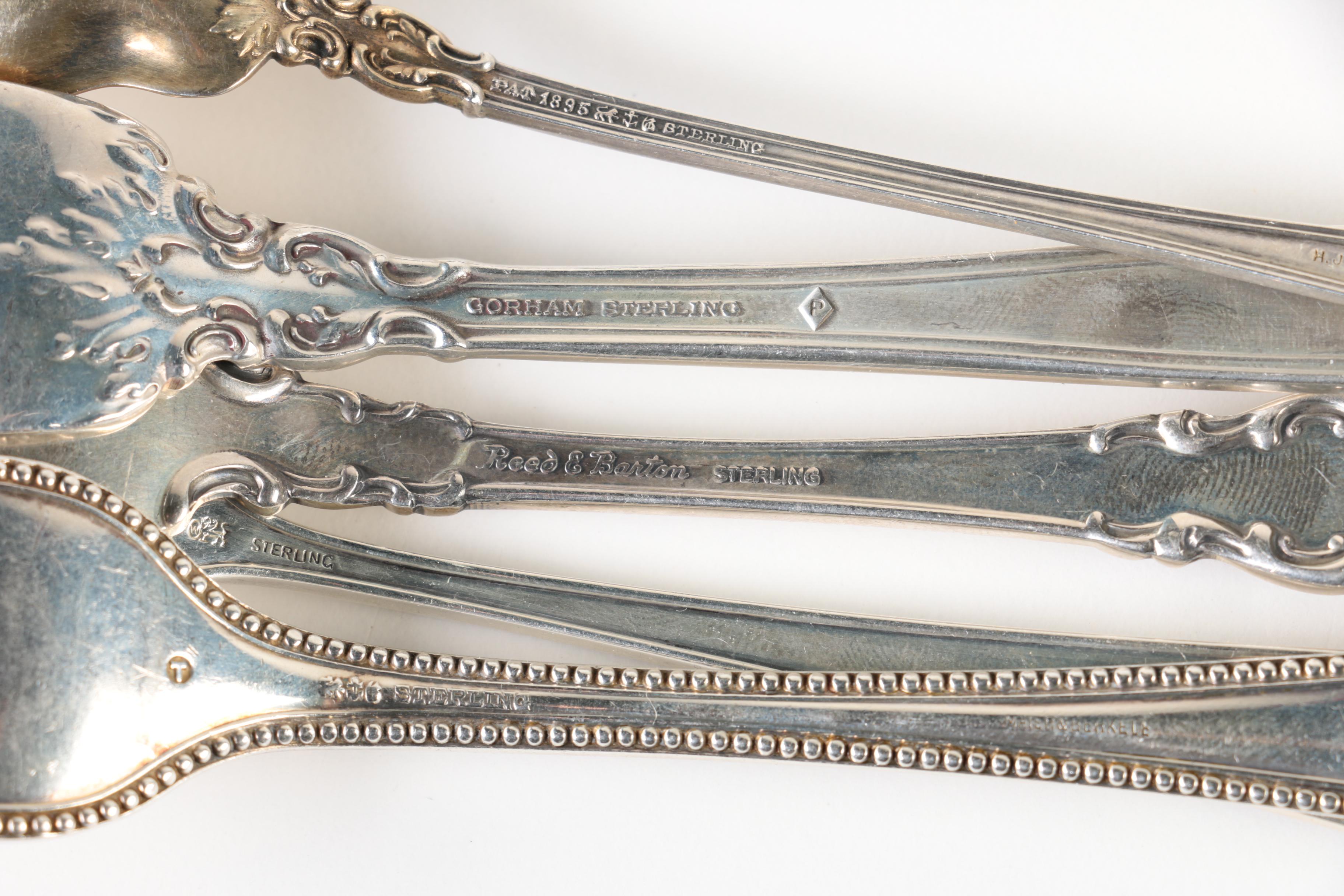 Gorham "Vine" and Other Sterling Silver Flatware