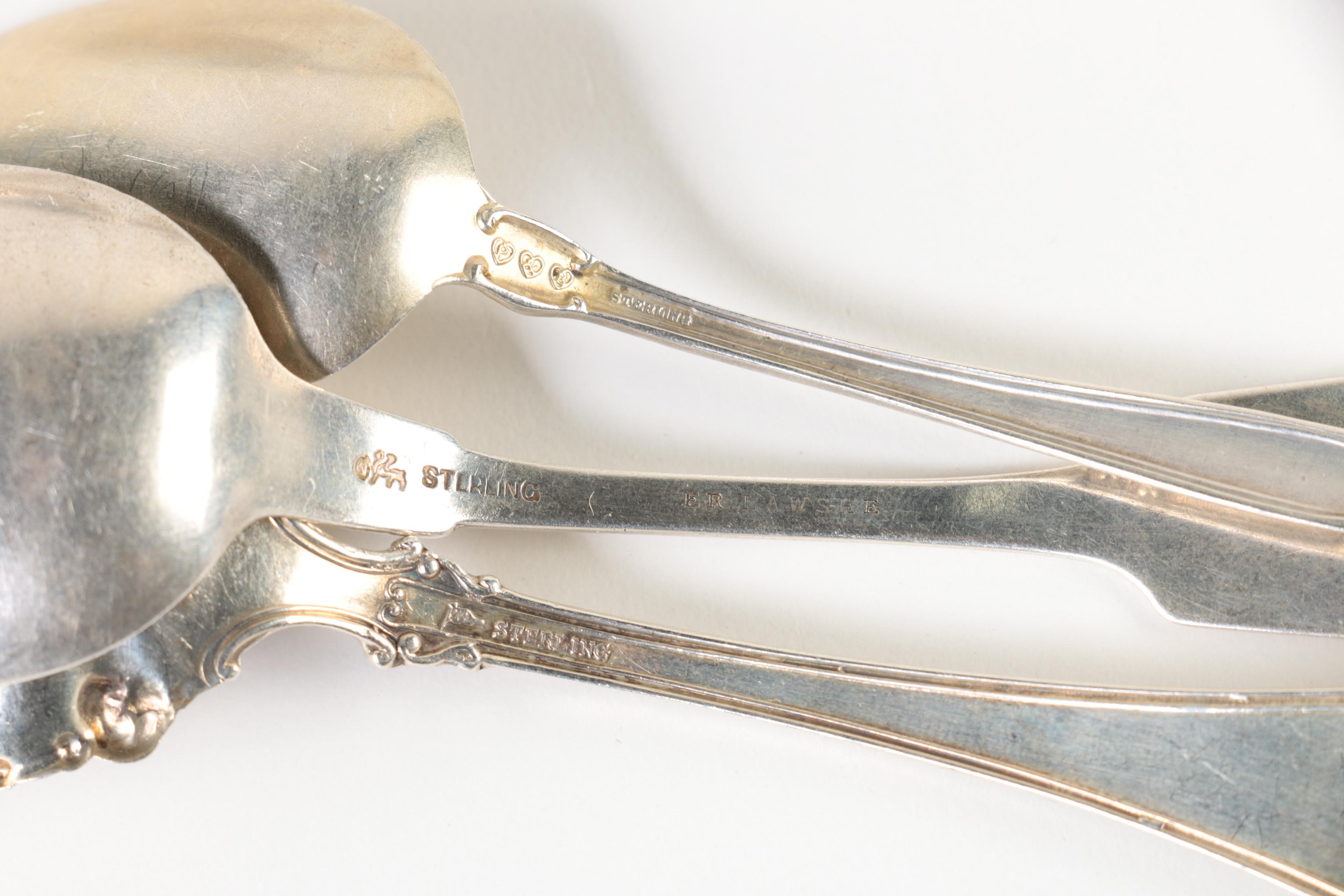 Gorham "Vine" and Other Sterling Silver Flatware