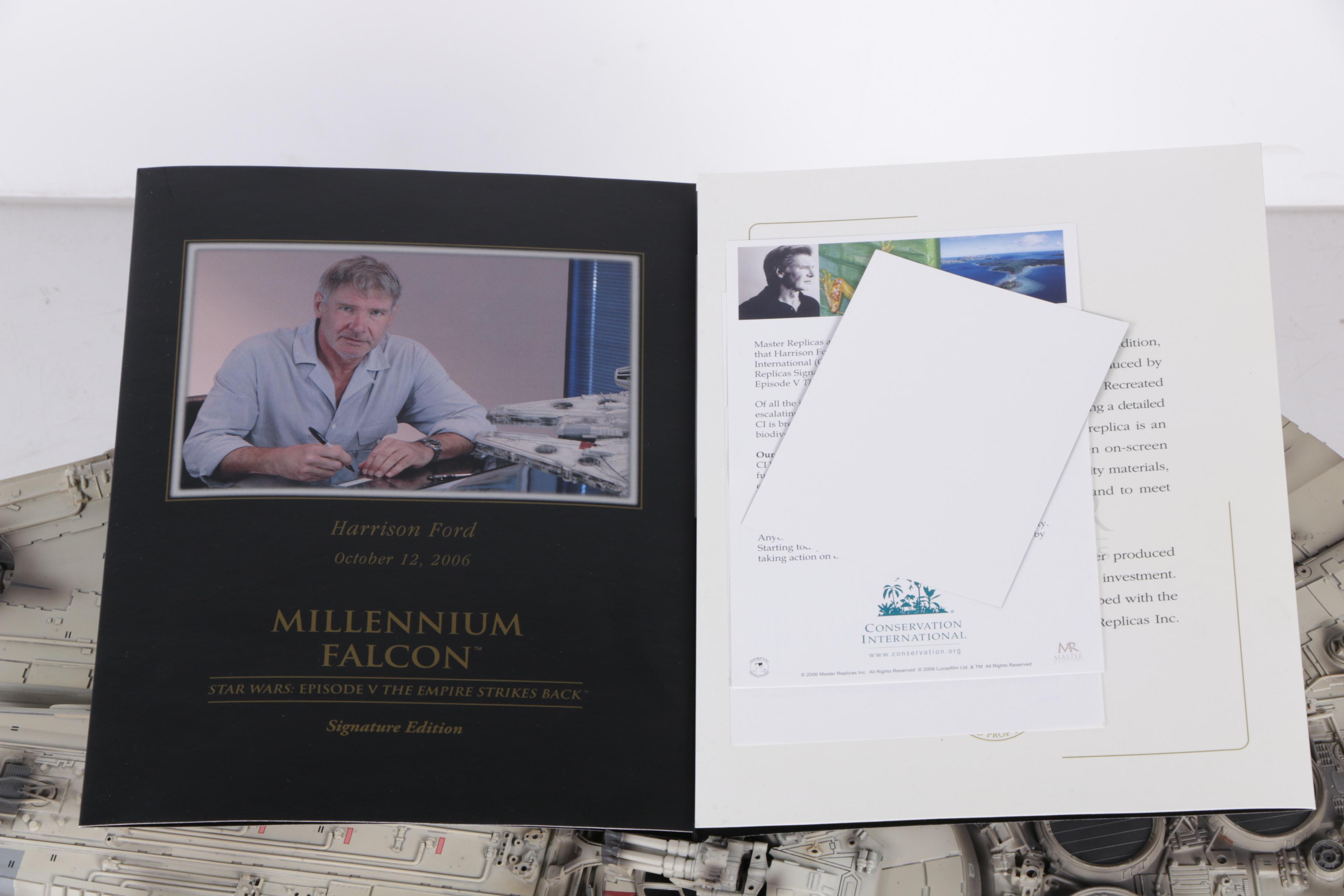 Star Wars 30th Anniversary Millennium Falcon with Harrison Ford Autograph
