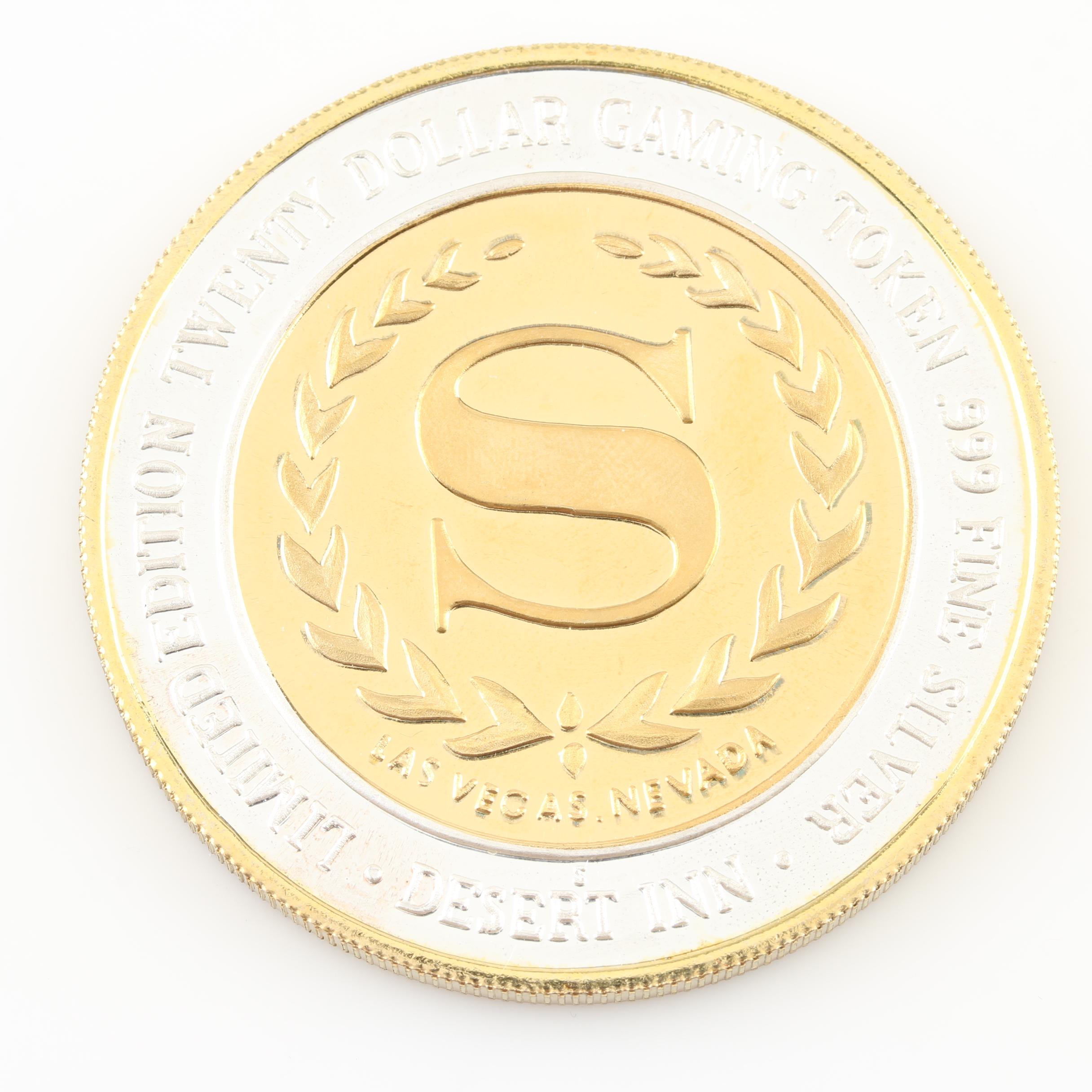 Limited Edition $20 Gaming Token from the Sheraton Inn in Las Vegas, Nevada