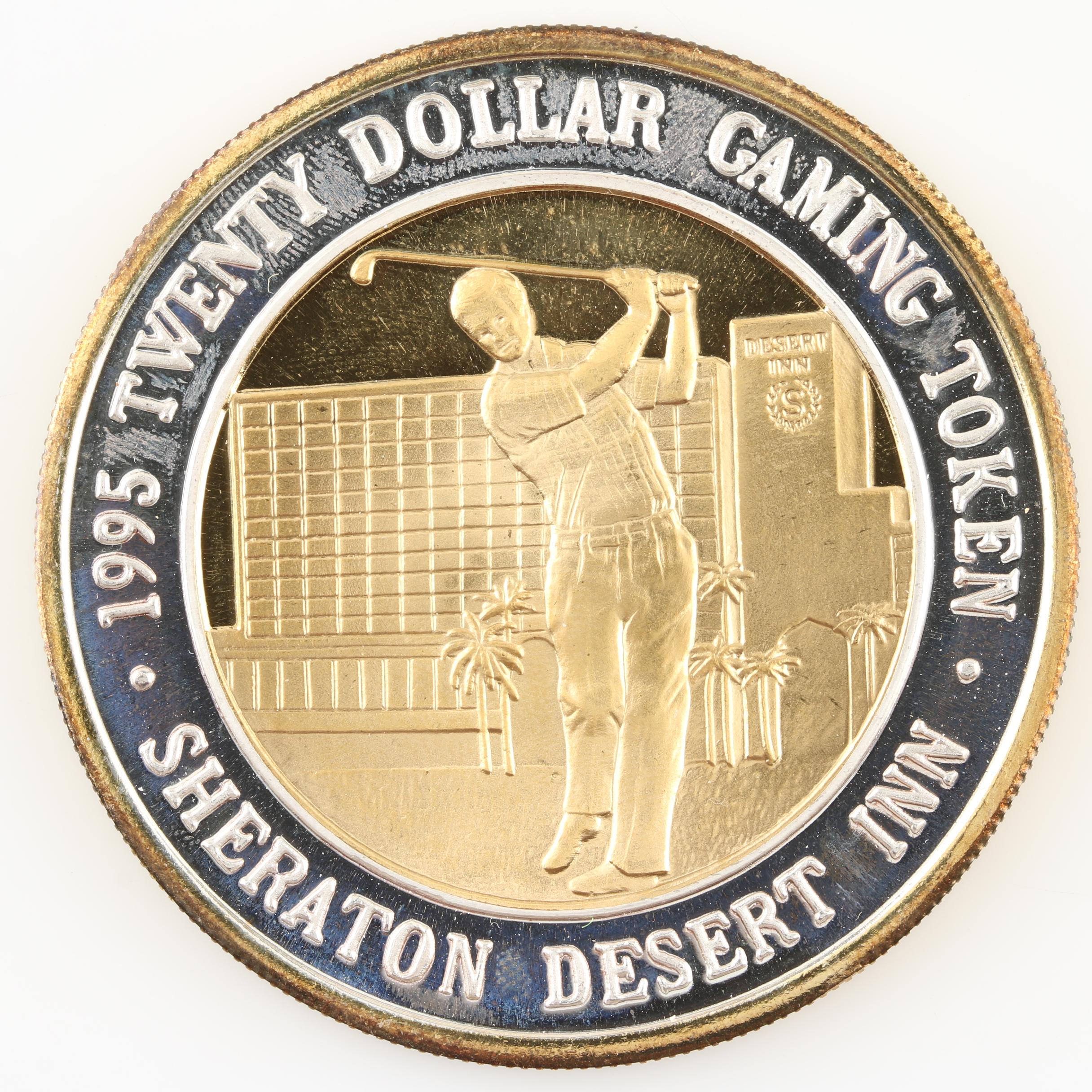 Limited Edition $20 Gaming Token from the Sheraton Inn in Las Vegas, Nevada