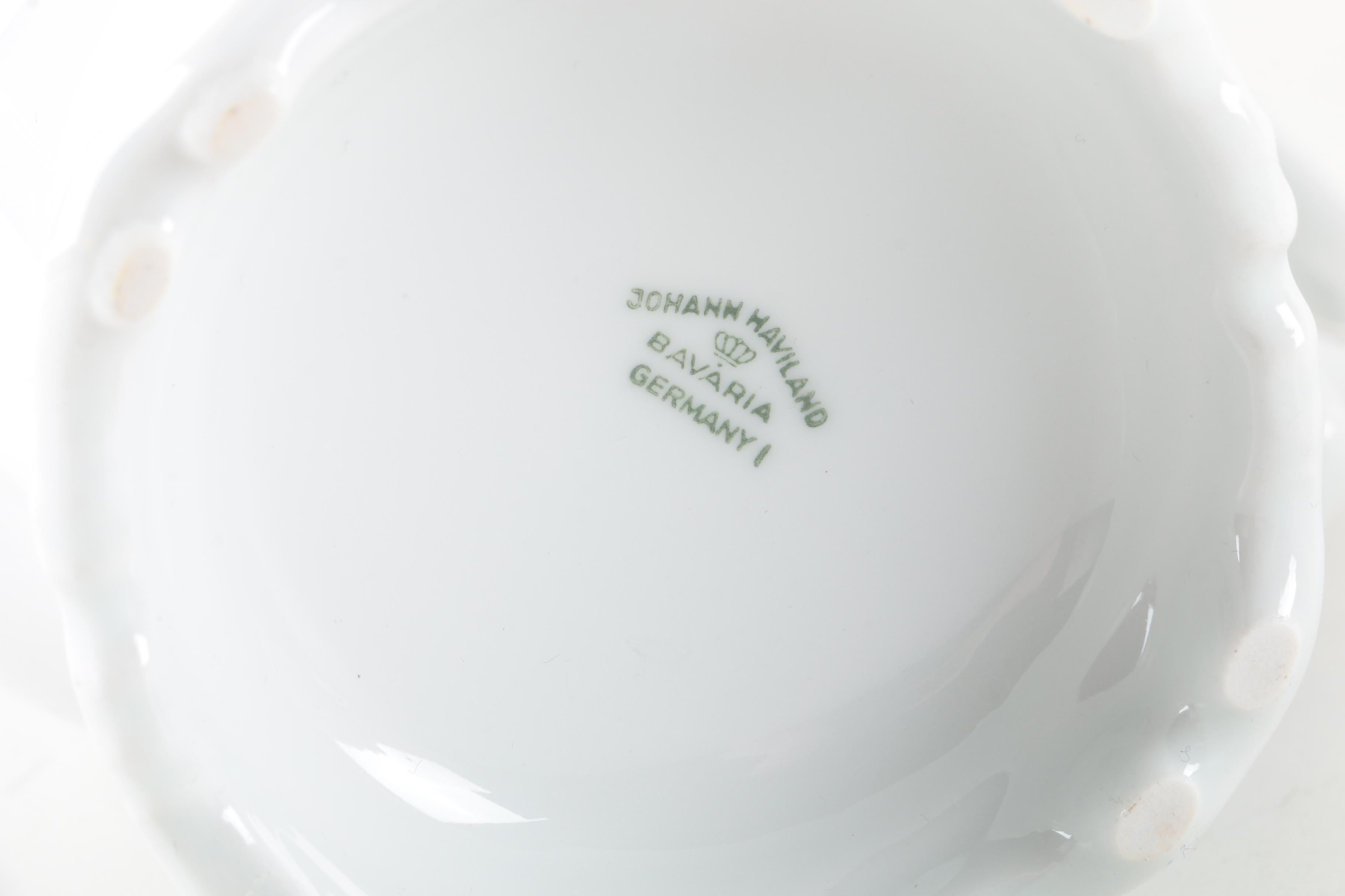 Johann Haviland Barvaria "Blue Garland" Serveware