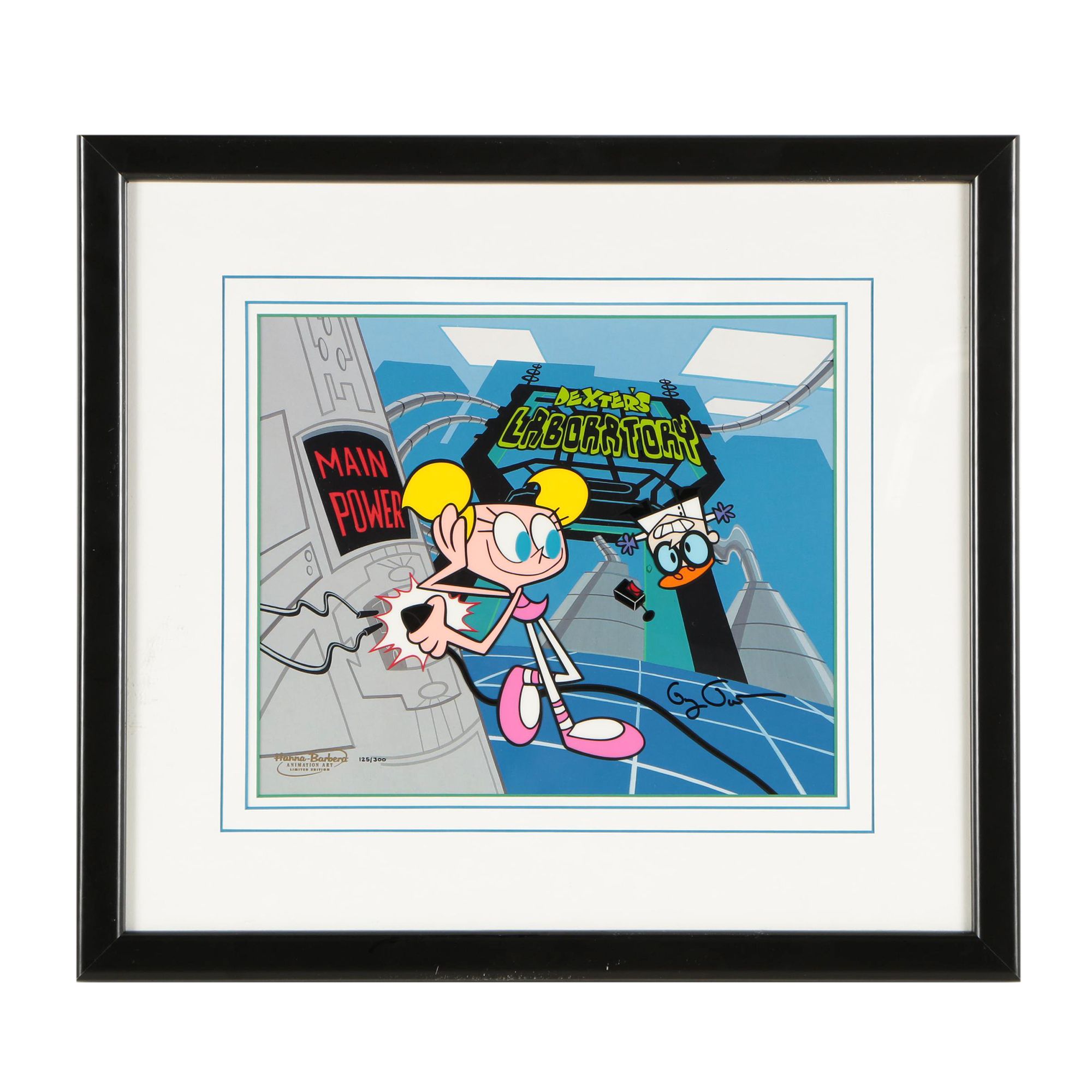 Hanna-Barbera Signed Limited Edition Animation Sericel "Dexter's Laboratory"