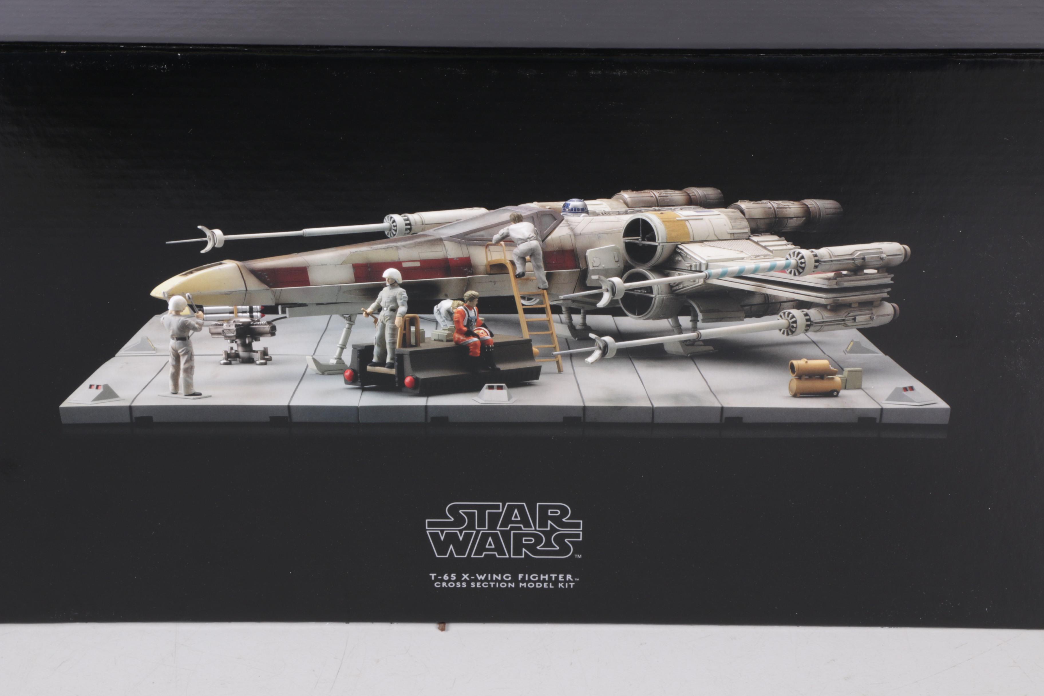 Star Wars T-65 X-Wing Cross Section Pre-Painted Model Kit