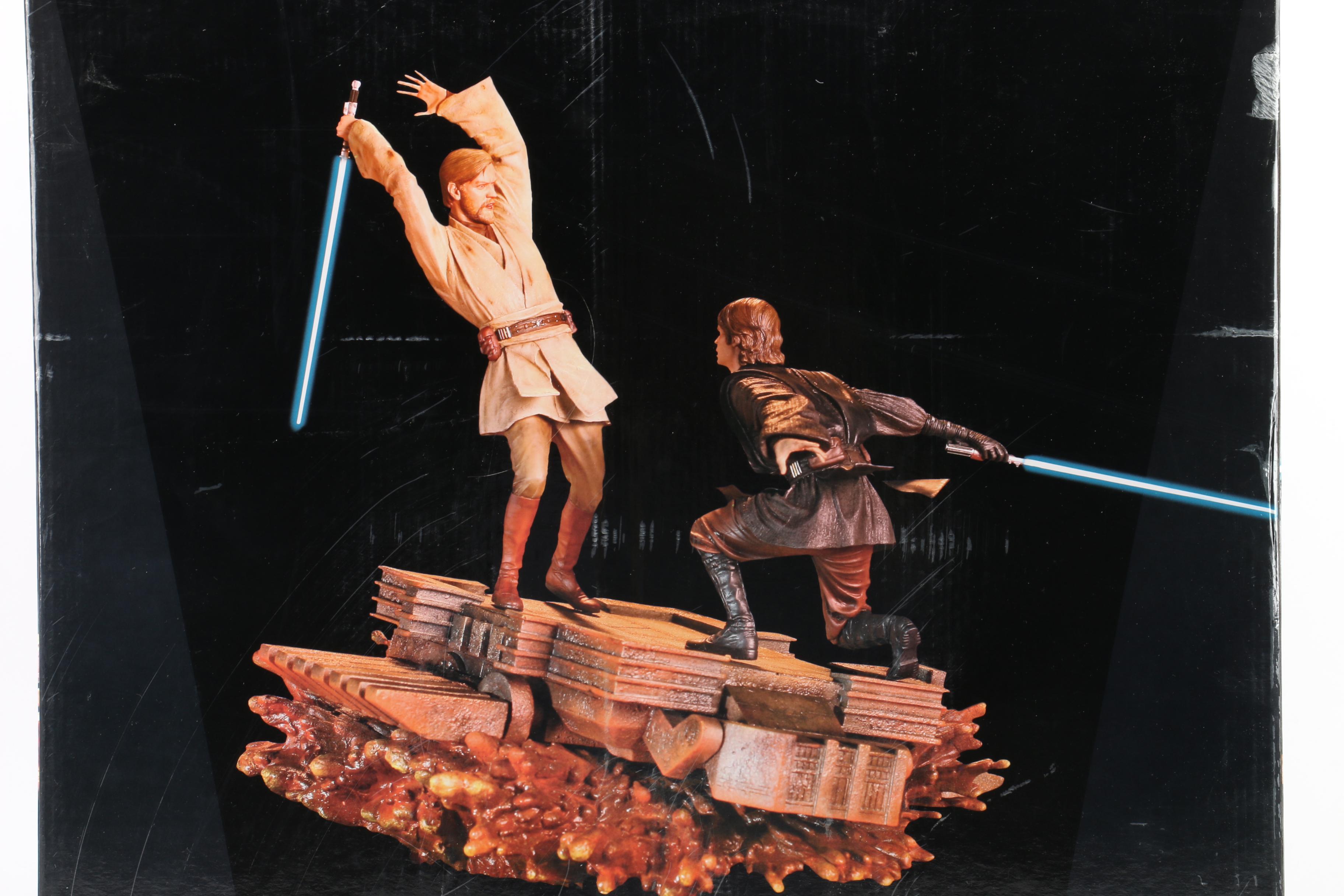 Star Wars Limited Edition Obi-Wan vs. Anakin Diorama by Sideshow Collectibles