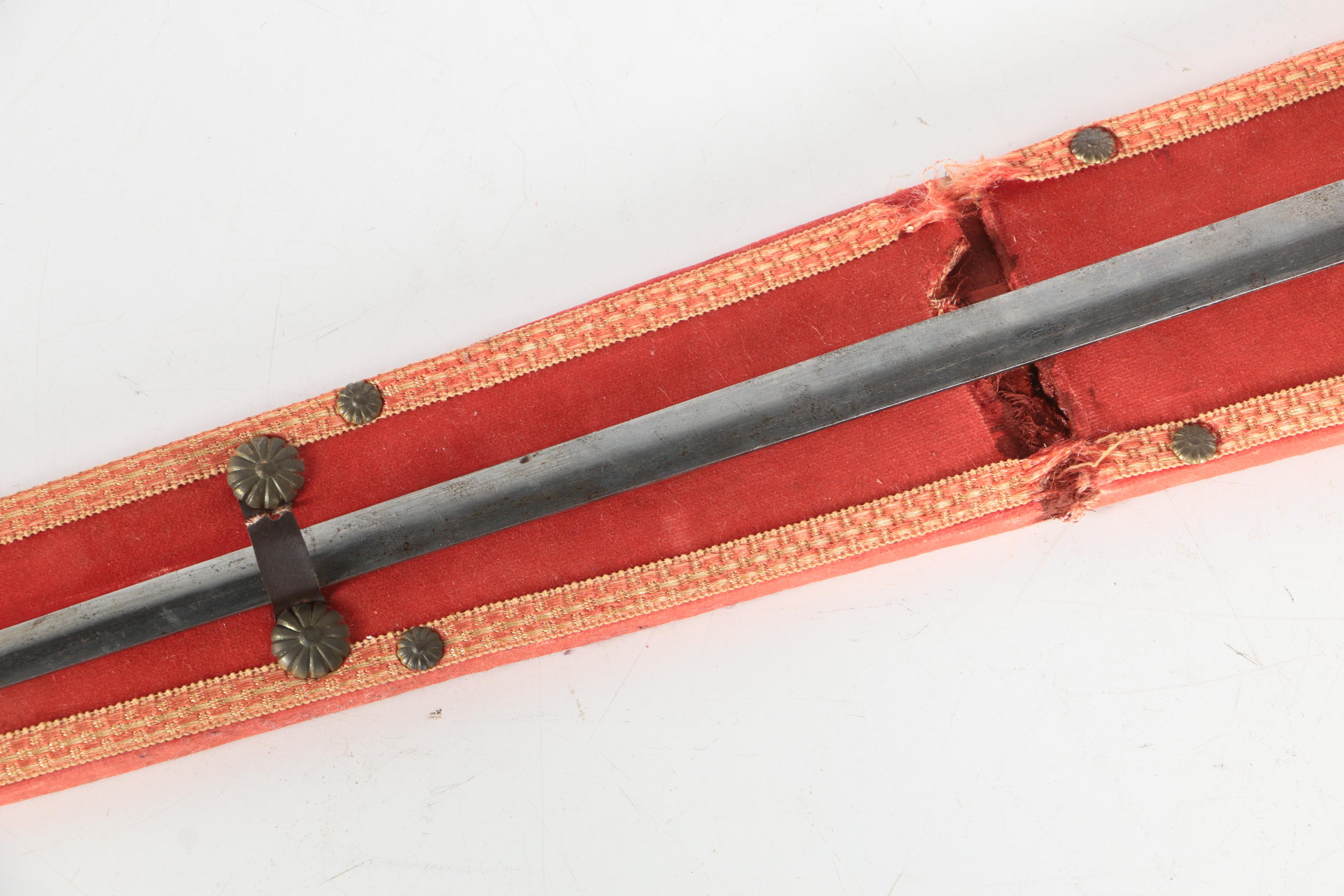 Medieval Style Longsword on Wooden Base