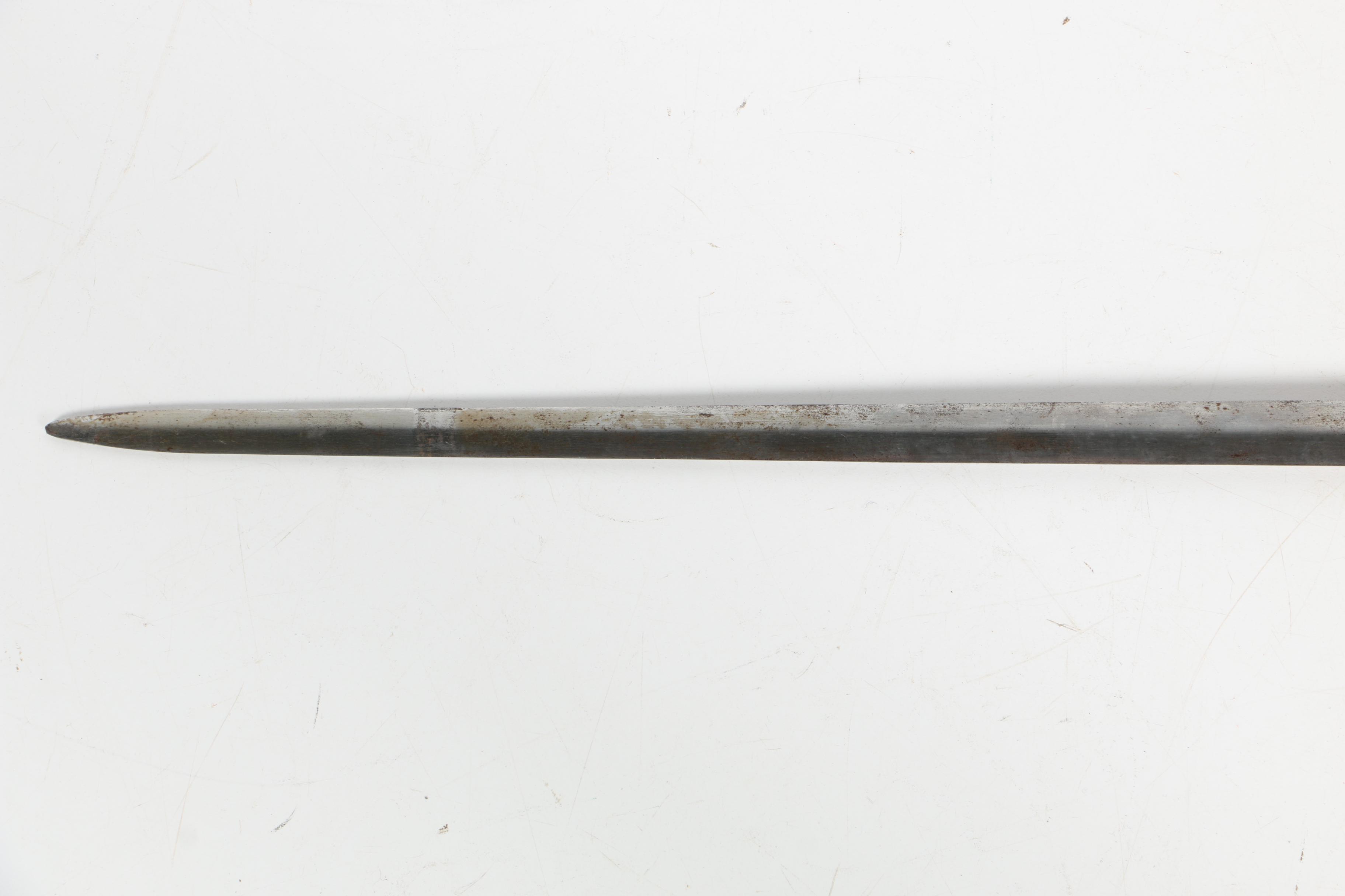 Medieval Style Longsword on Wooden Base