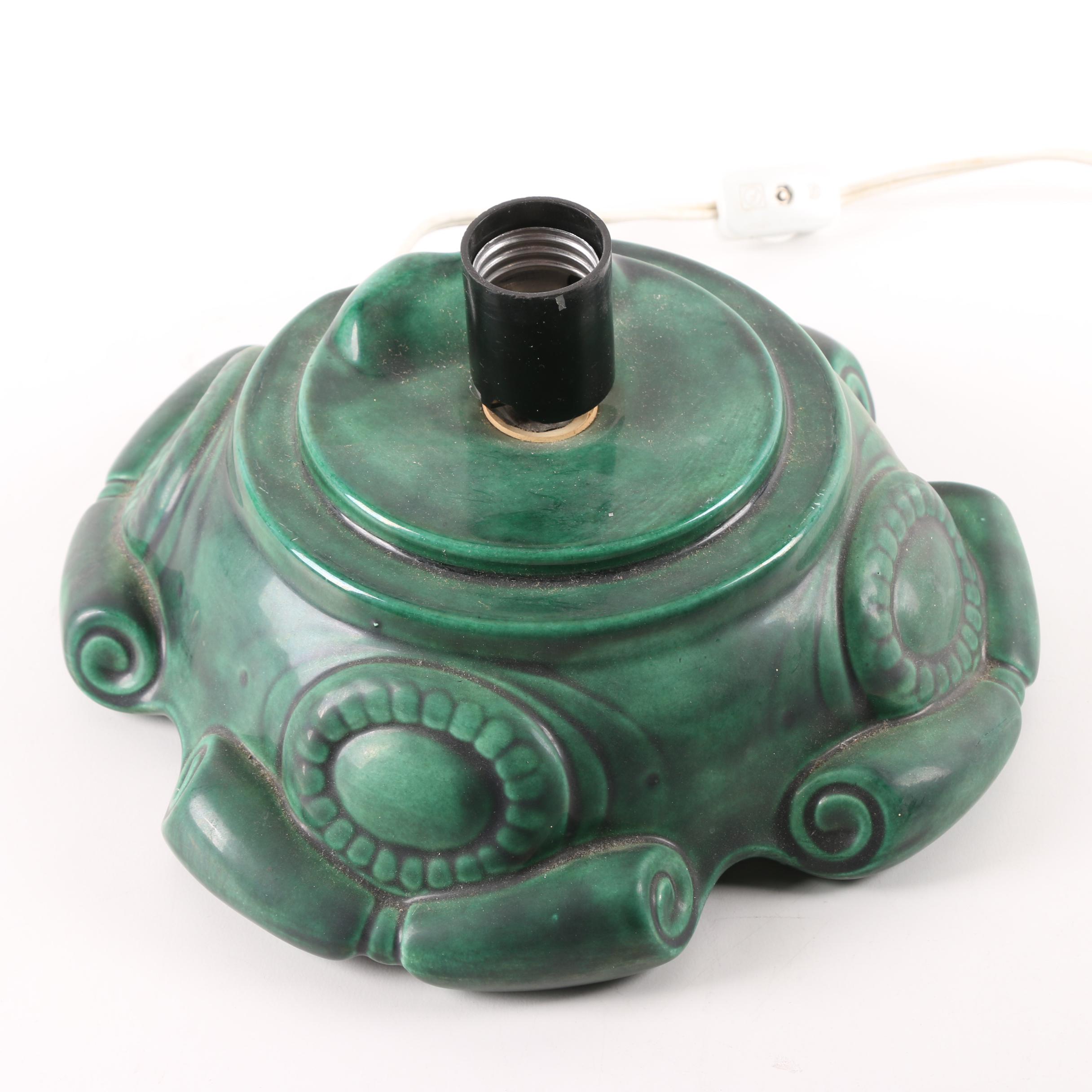 Vintage Ceramic Illuminated Table Top Christmas Tree