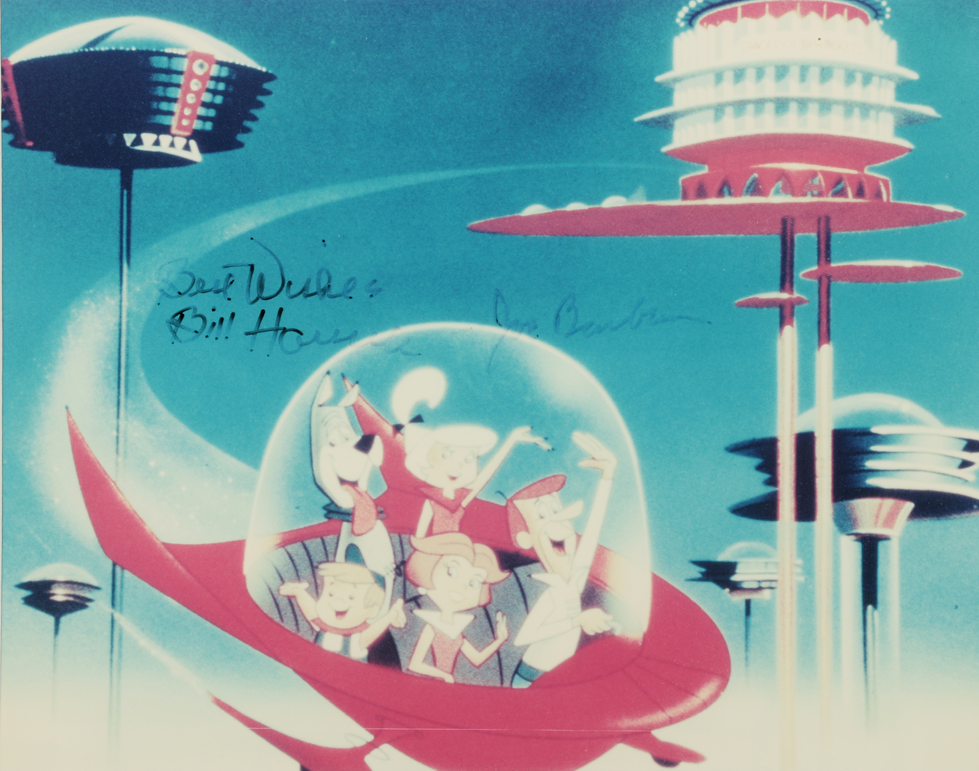 Signed Reproduction Digital Photograph "The Jetsons"