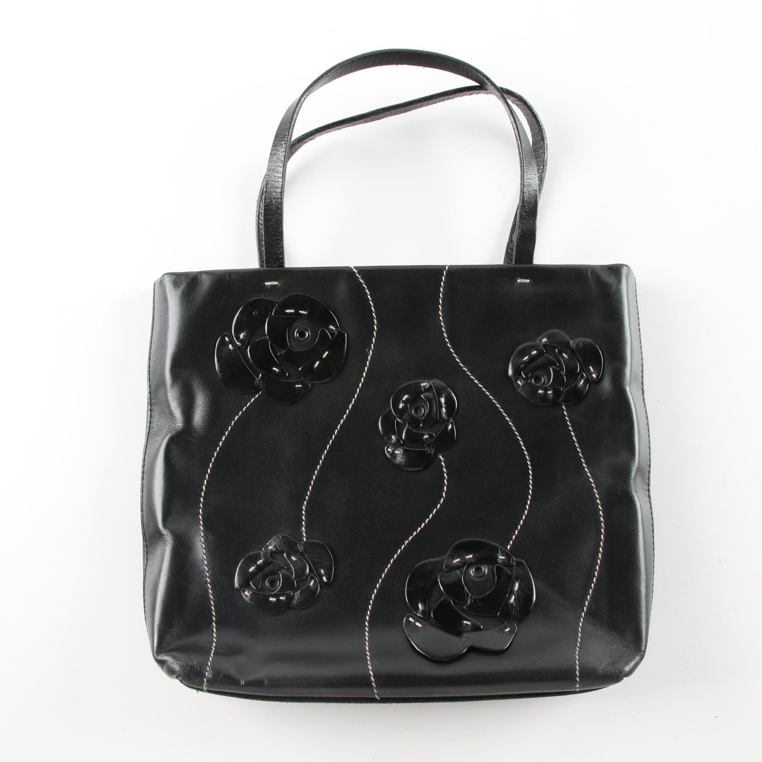 Prada Black Leather Handbag