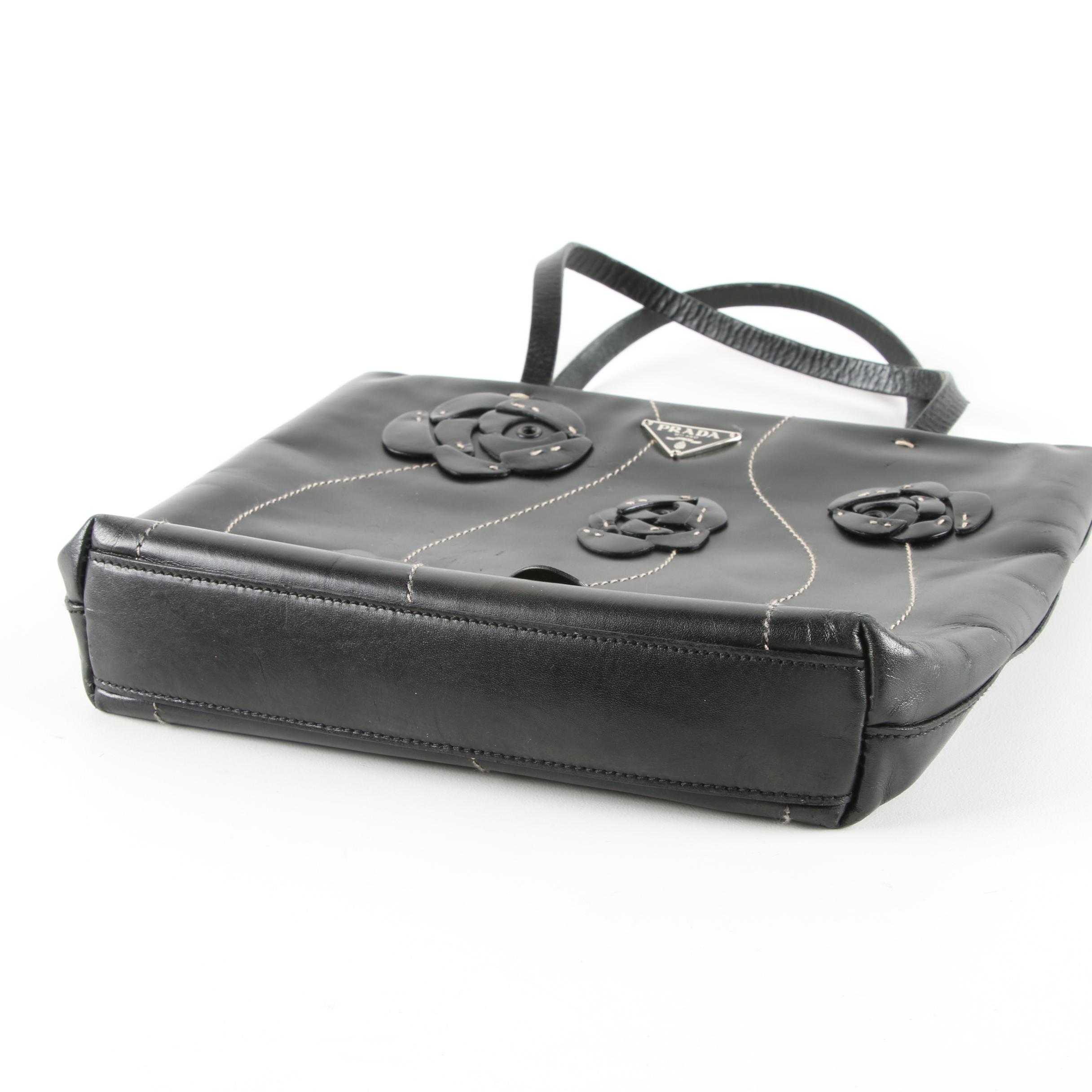 Prada Black Leather Handbag