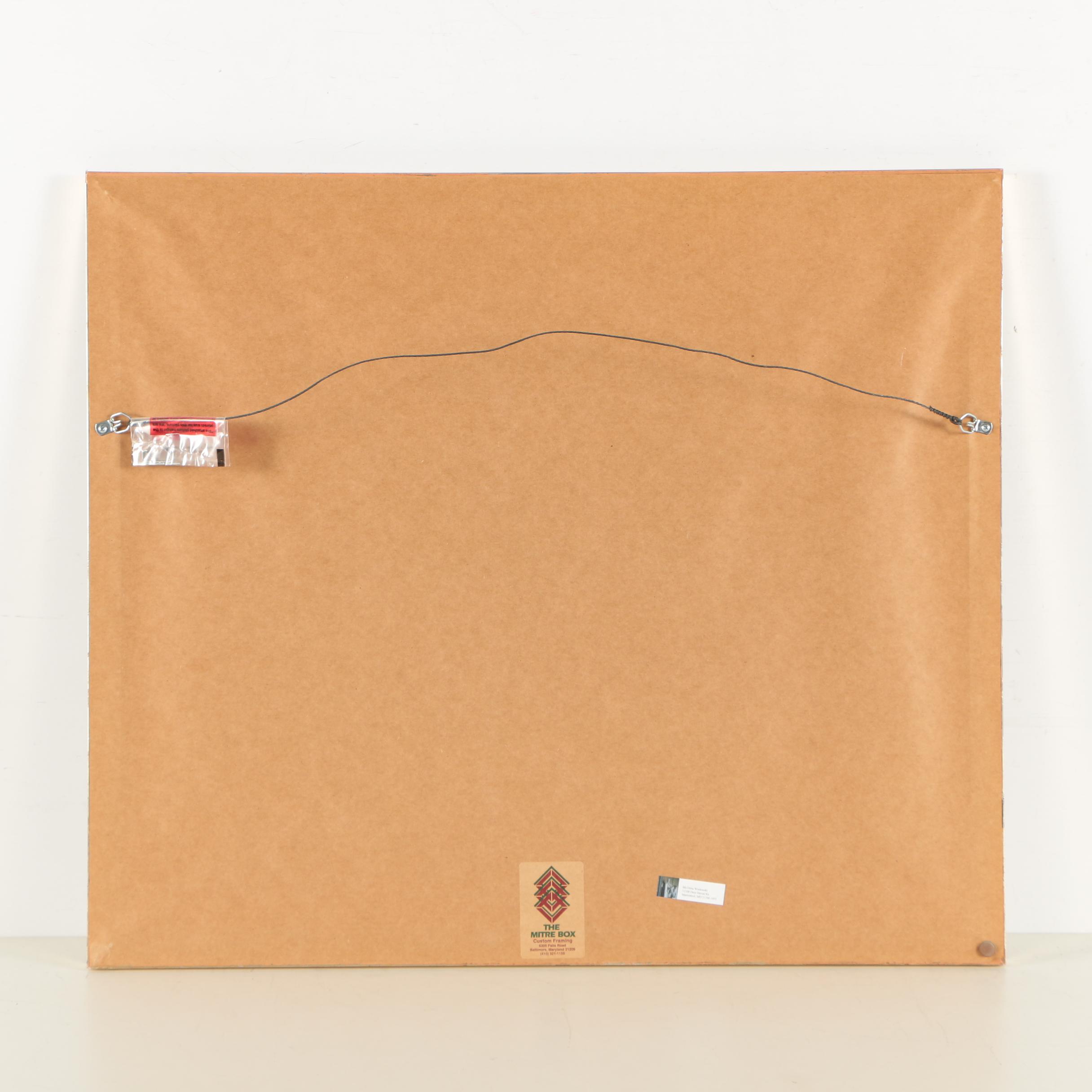 Miguel Martinez Geigel Serigraph "Vista de la Puerto de San Juan"