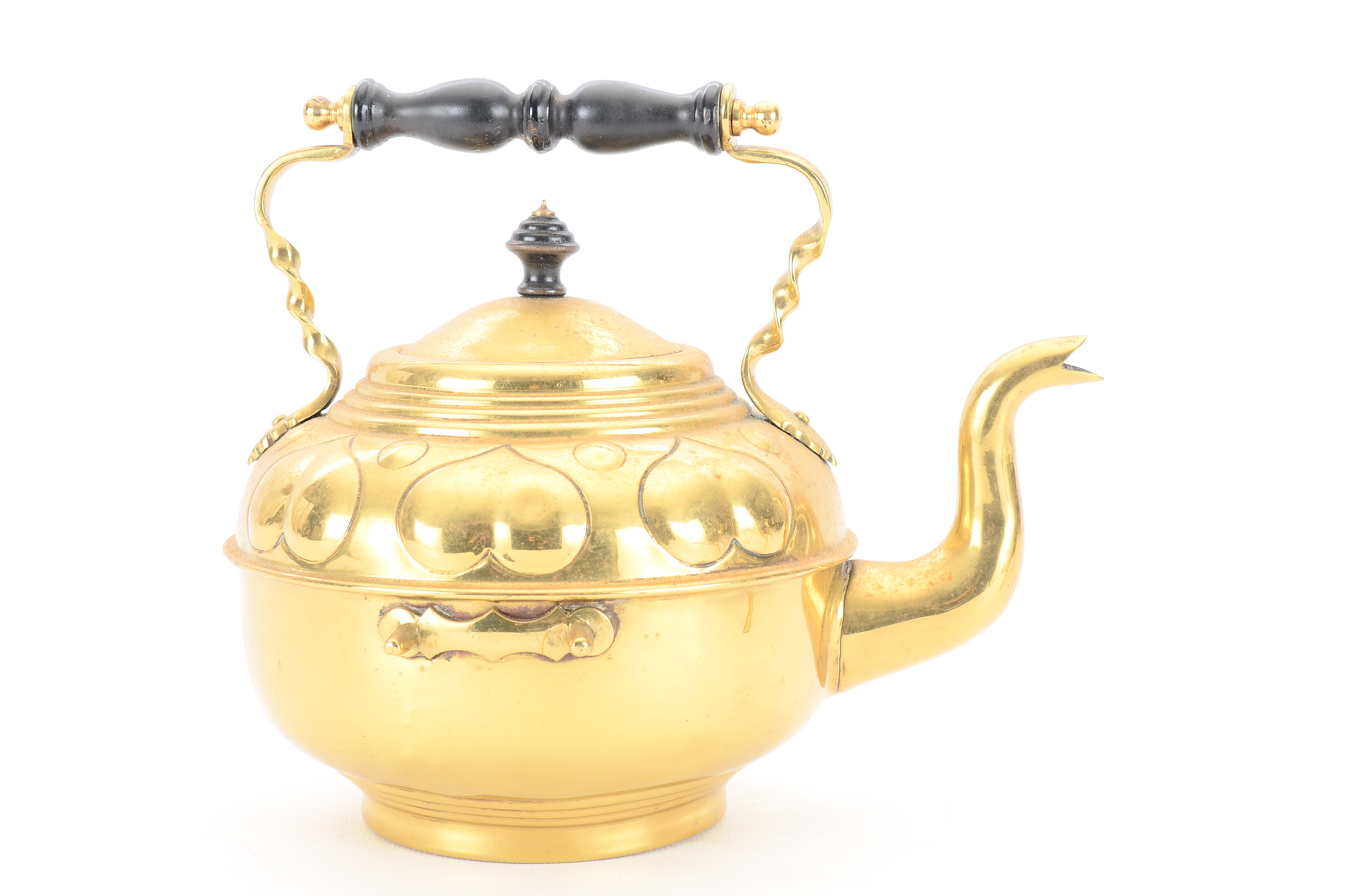 Vintage Brass Teapot on Stand