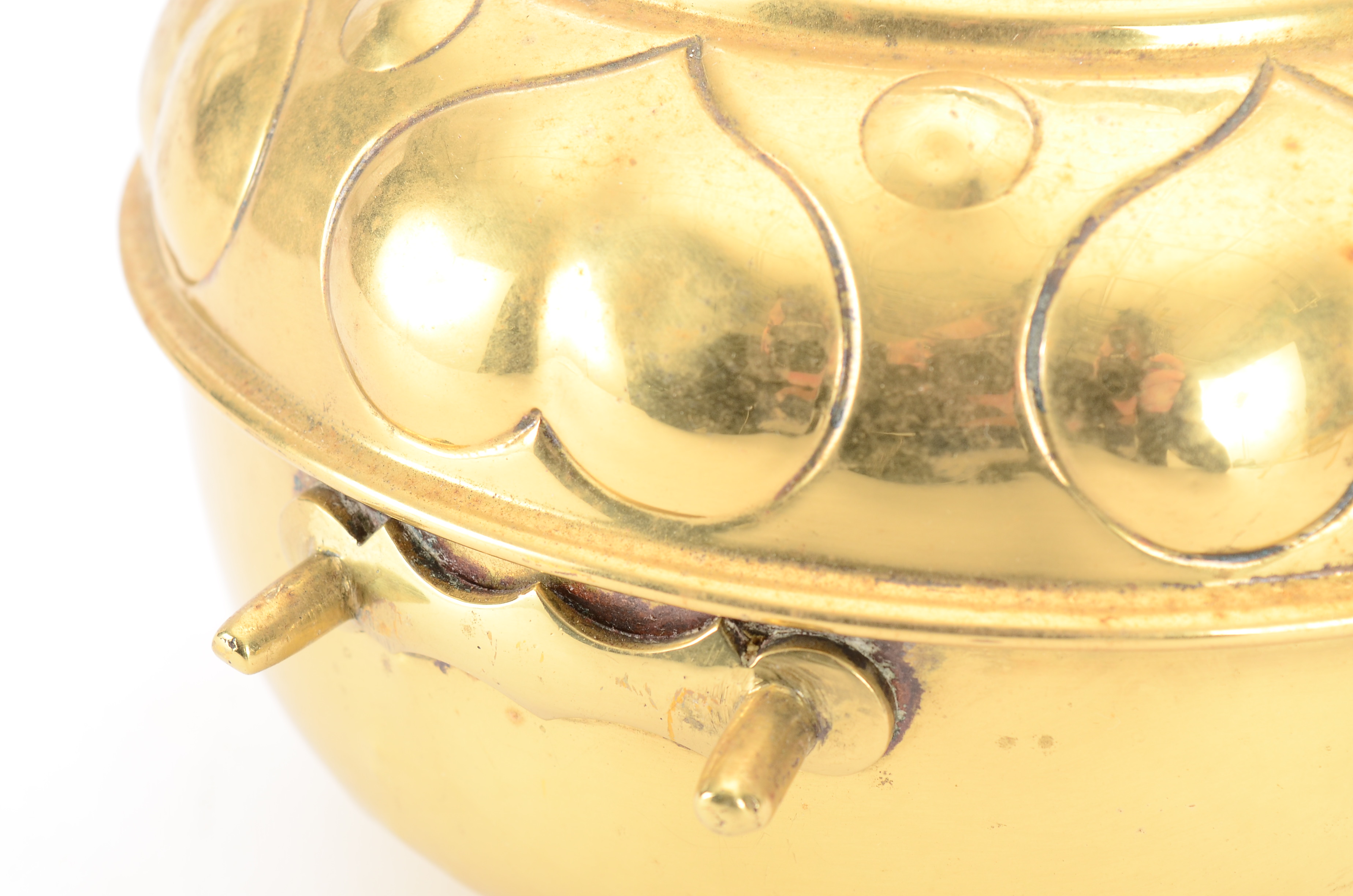 Vintage Brass Teapot on Stand