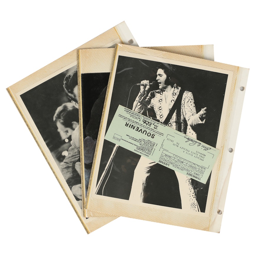 Elvis Presley Photographs and Ephemera
