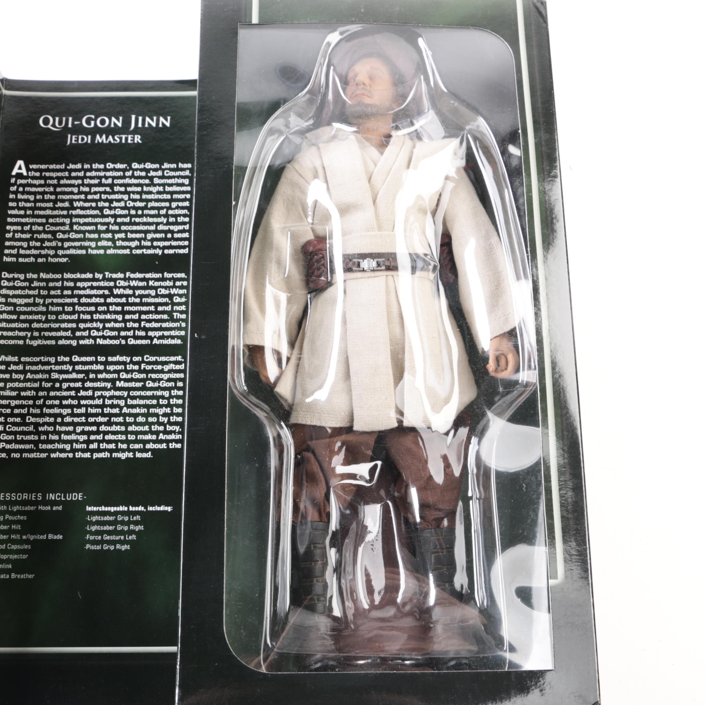 Sideshow Collectibles Star Wars Qui-Gon Jinn Collectible Action Figure