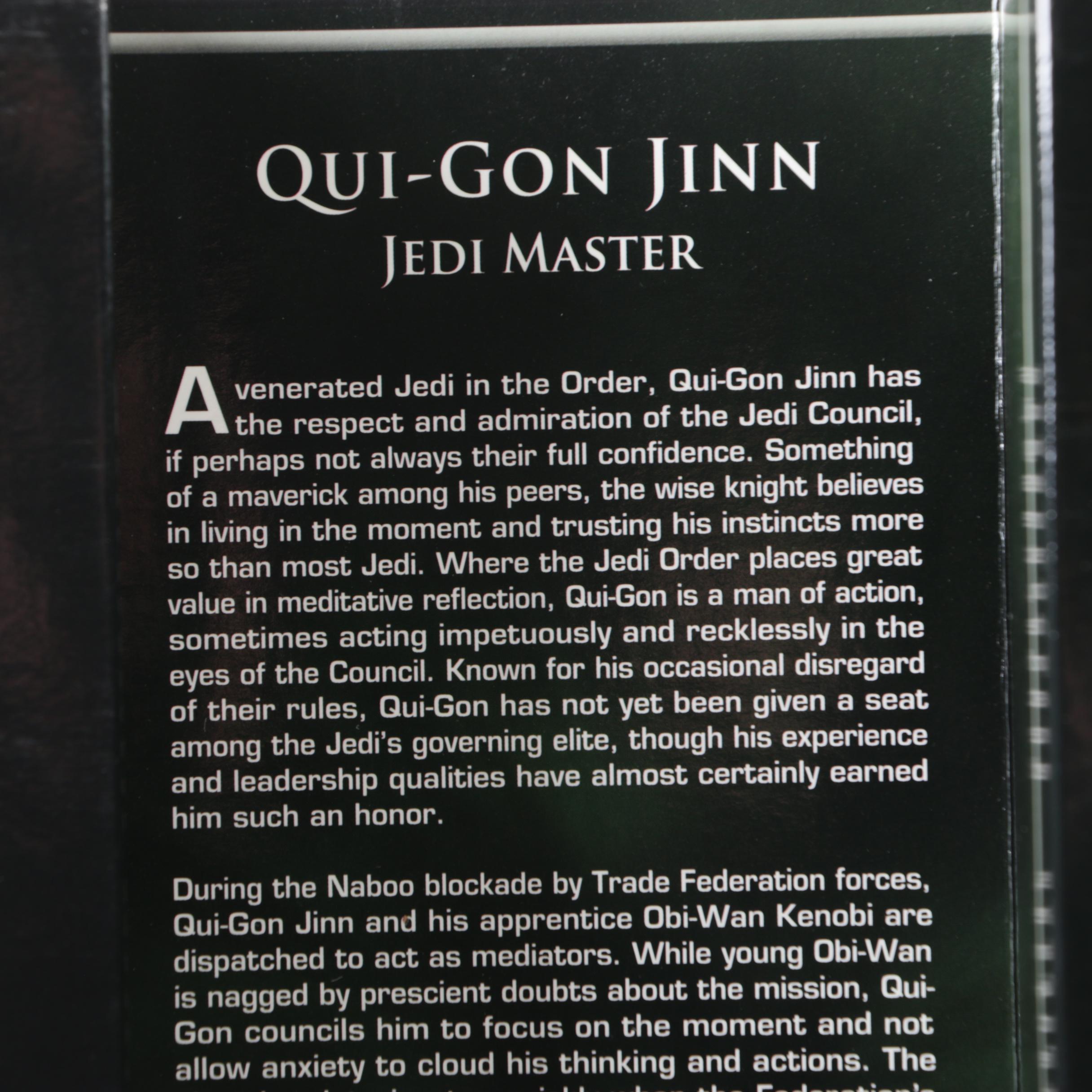 Sideshow Collectibles Star Wars Qui-Gon Jinn Collectible Action Figure