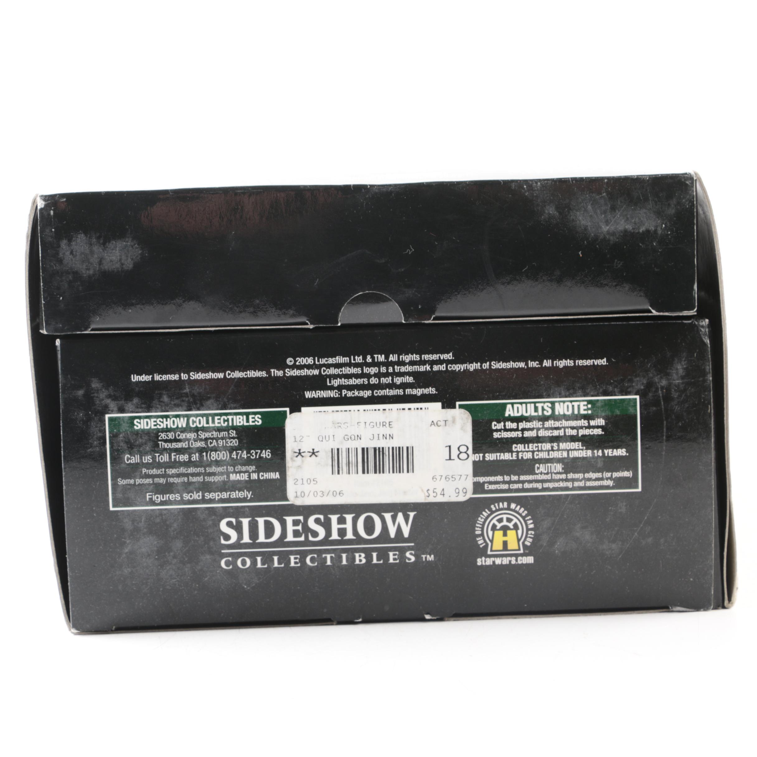 Sideshow Collectibles Star Wars Qui-Gon Jinn Collectible Action Figure