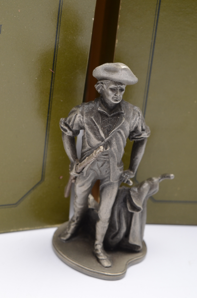 The Fighting Men of the American Revolution Pewter Sculptures
