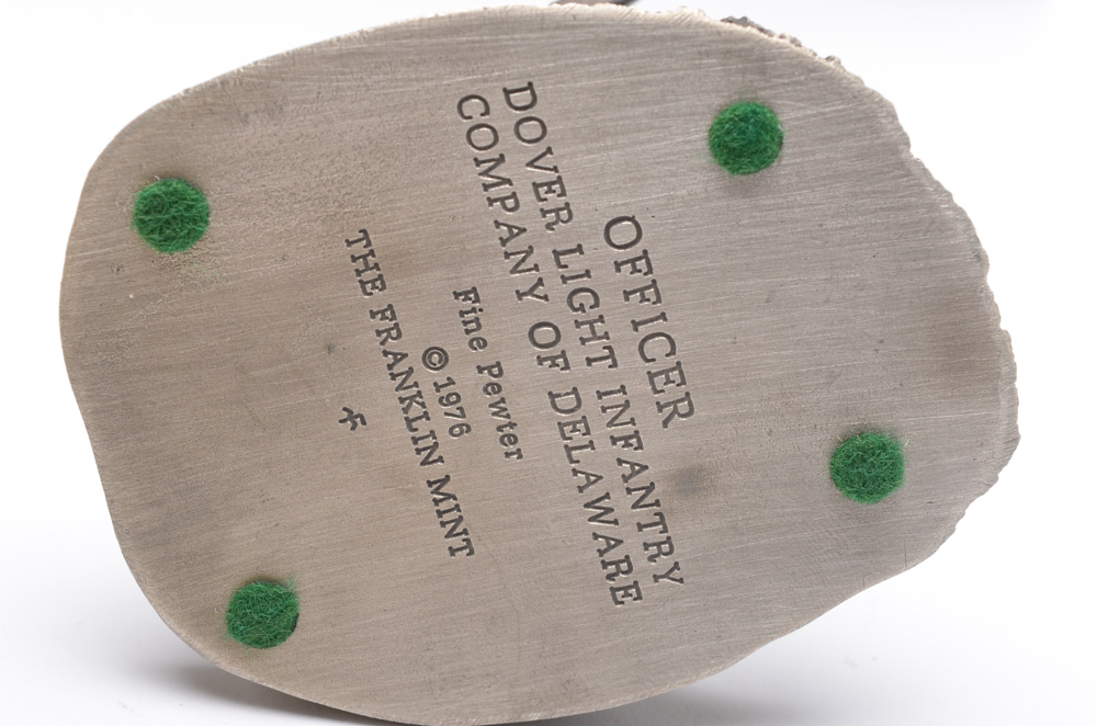 The Fighting Men of the American Revolution Pewter Sculptures