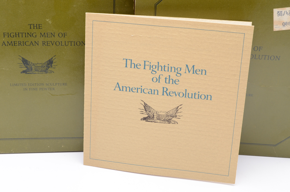 The Fighting Men of the American Revolution Pewter Sculptures