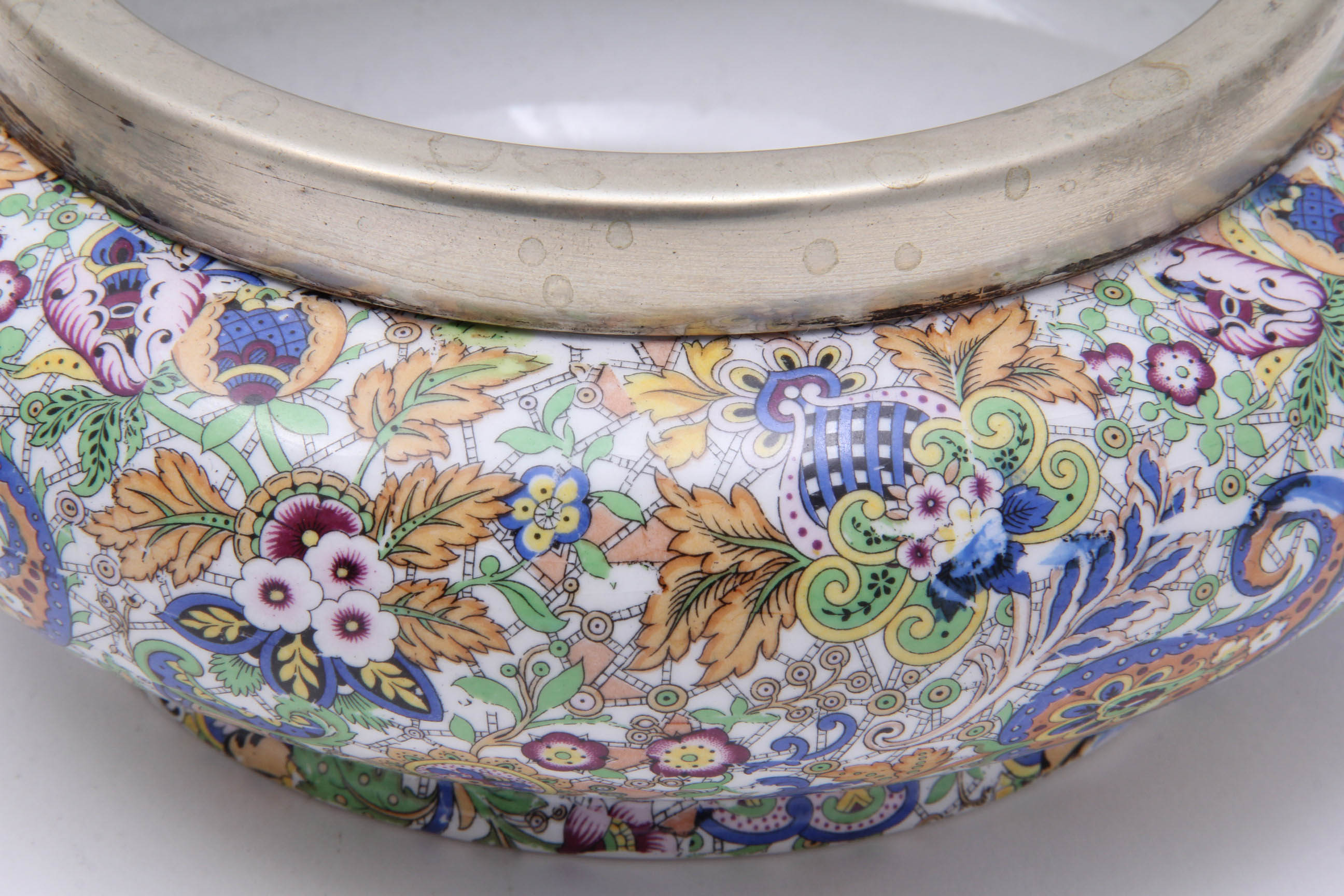 Antique Wade Heath Porcelain Chintz Transferware