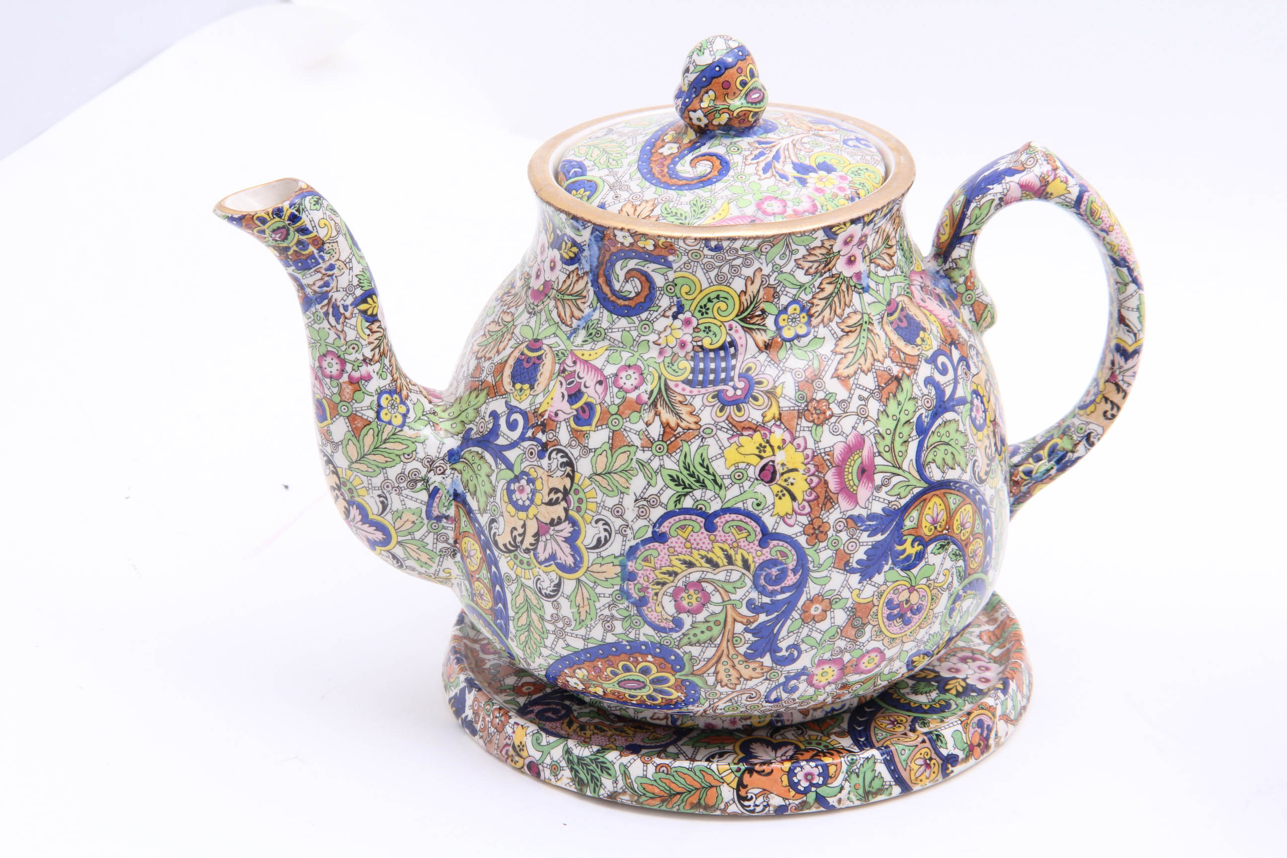 Antique Wade Heath Porcelain Chintz Transferware