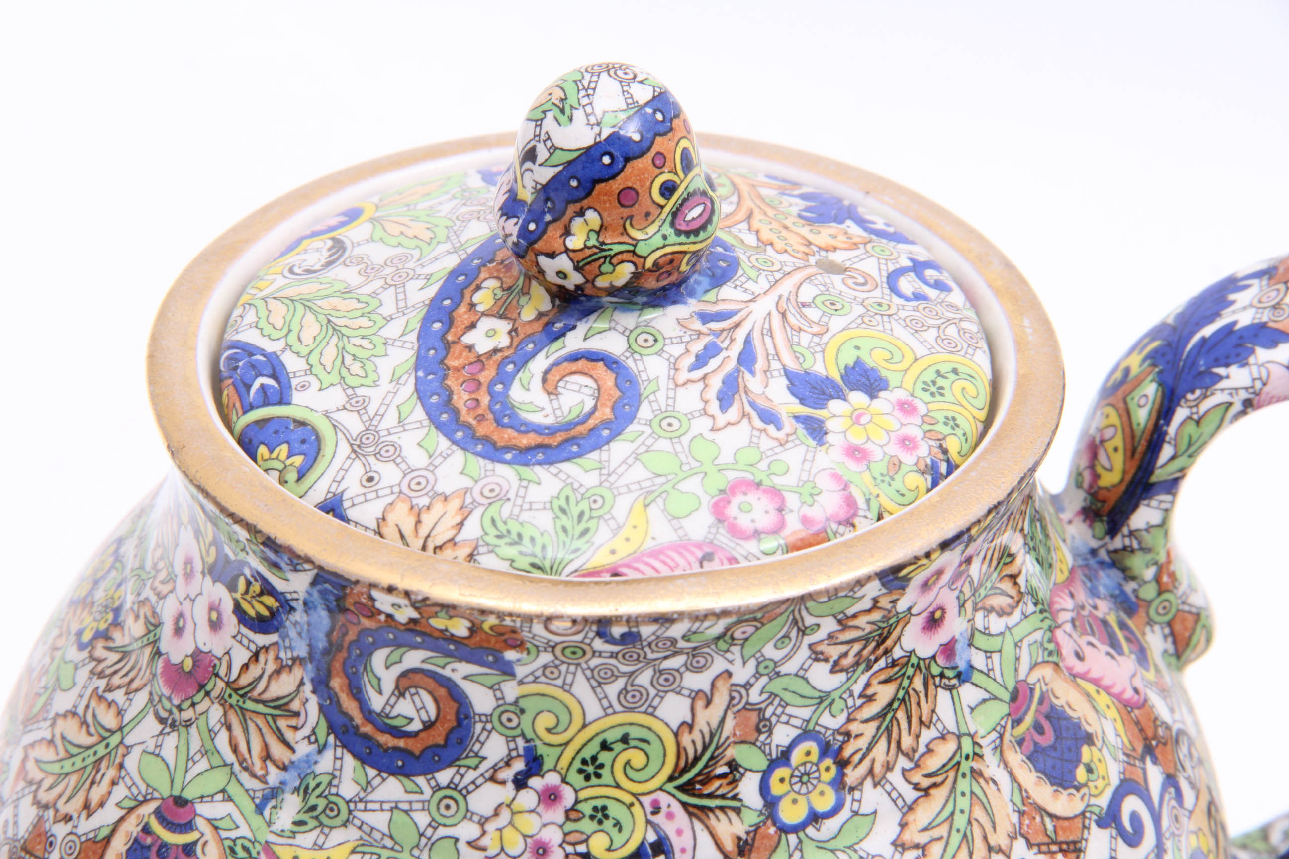 Antique Wade Heath Porcelain Chintz Transferware