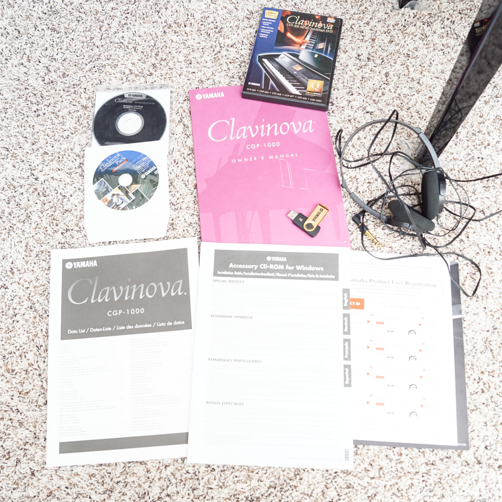 Yamaha Clavinova Electronic Baby Grand Piano