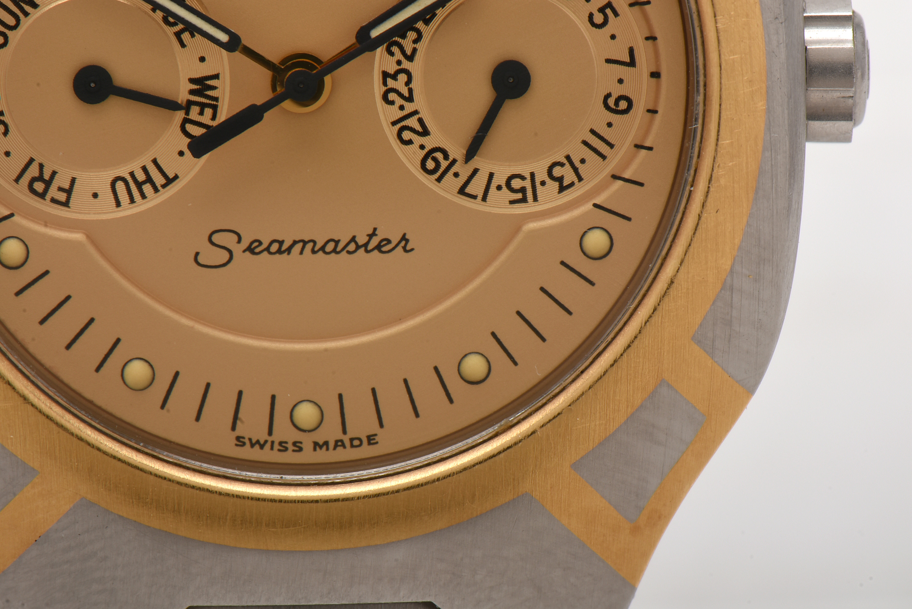 Omega Seamaster Polaris 18K Yellow Gold and Stainless Steel Watch