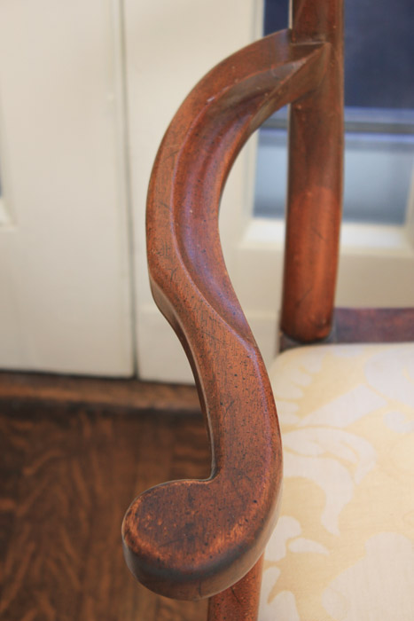 Pair of Antique Queen Anne Style Mahogany Dining Chairs