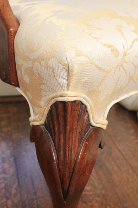 Pair of Antique Queen Anne Style Mahogany Dining Chairs