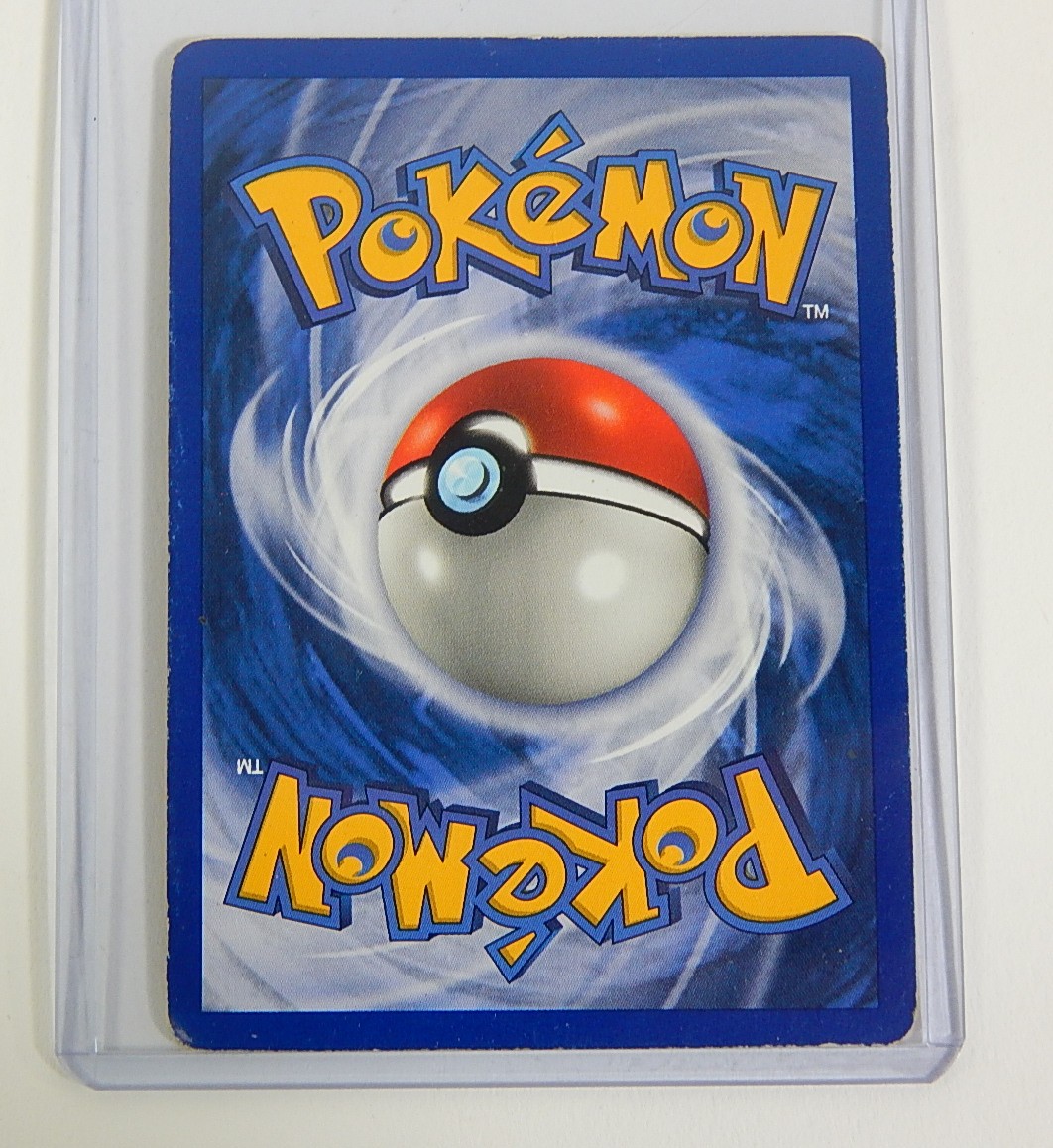 Original 1990s Pokemon Hologram "Vaporeon" Trading Card 12/64