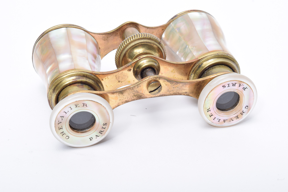Chevalier Mother of Pearl Opera Glasses